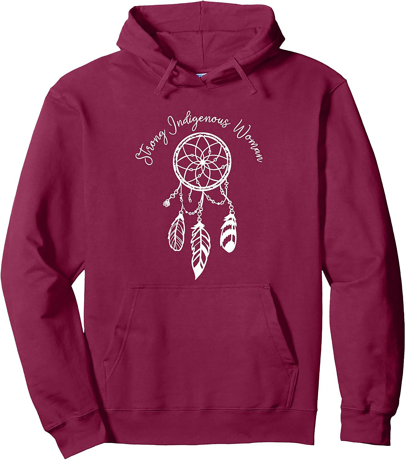 Strong Indigenous Woman Graphic Hoodie Cozy Pullover