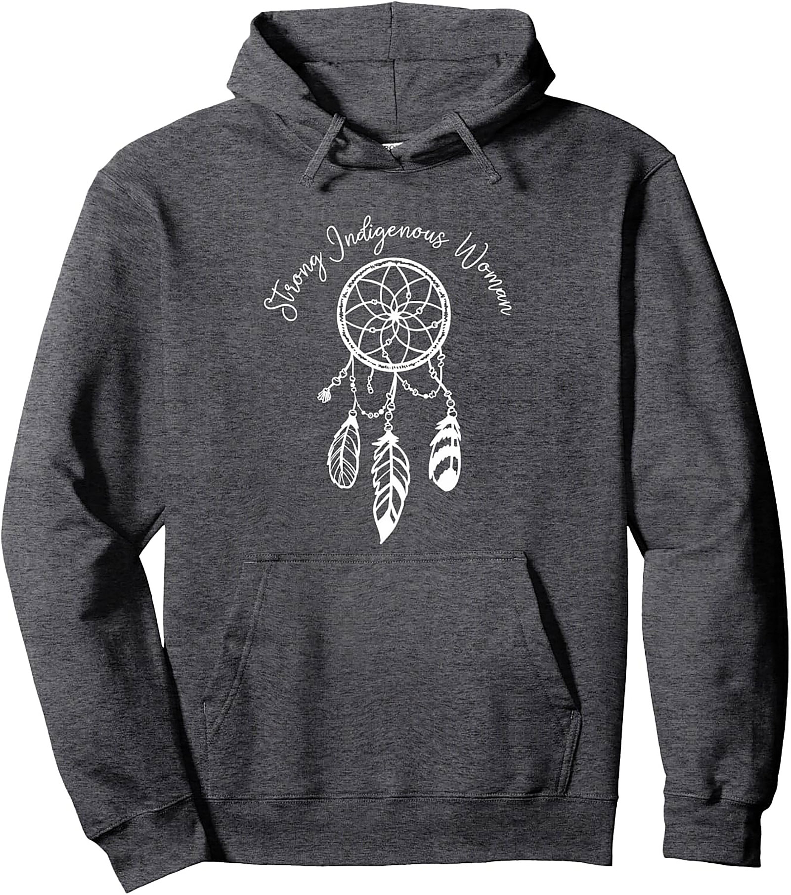 Strong Indigenous Woman Graphic Hoodie Cozy Pullover