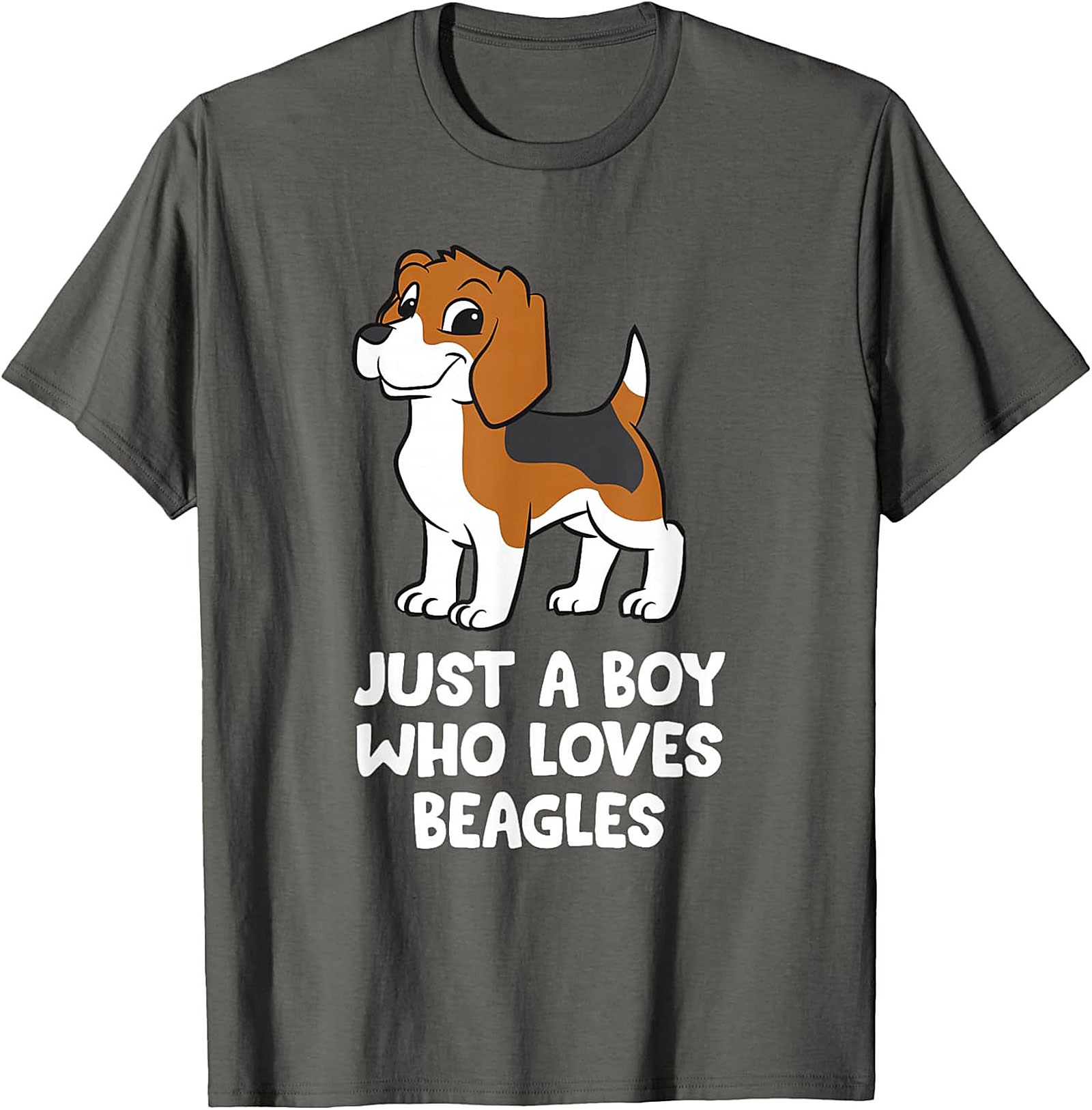 Just A Boy Who Loves Beagles Graphic Tee | Cute Beagle Puppy Shirt