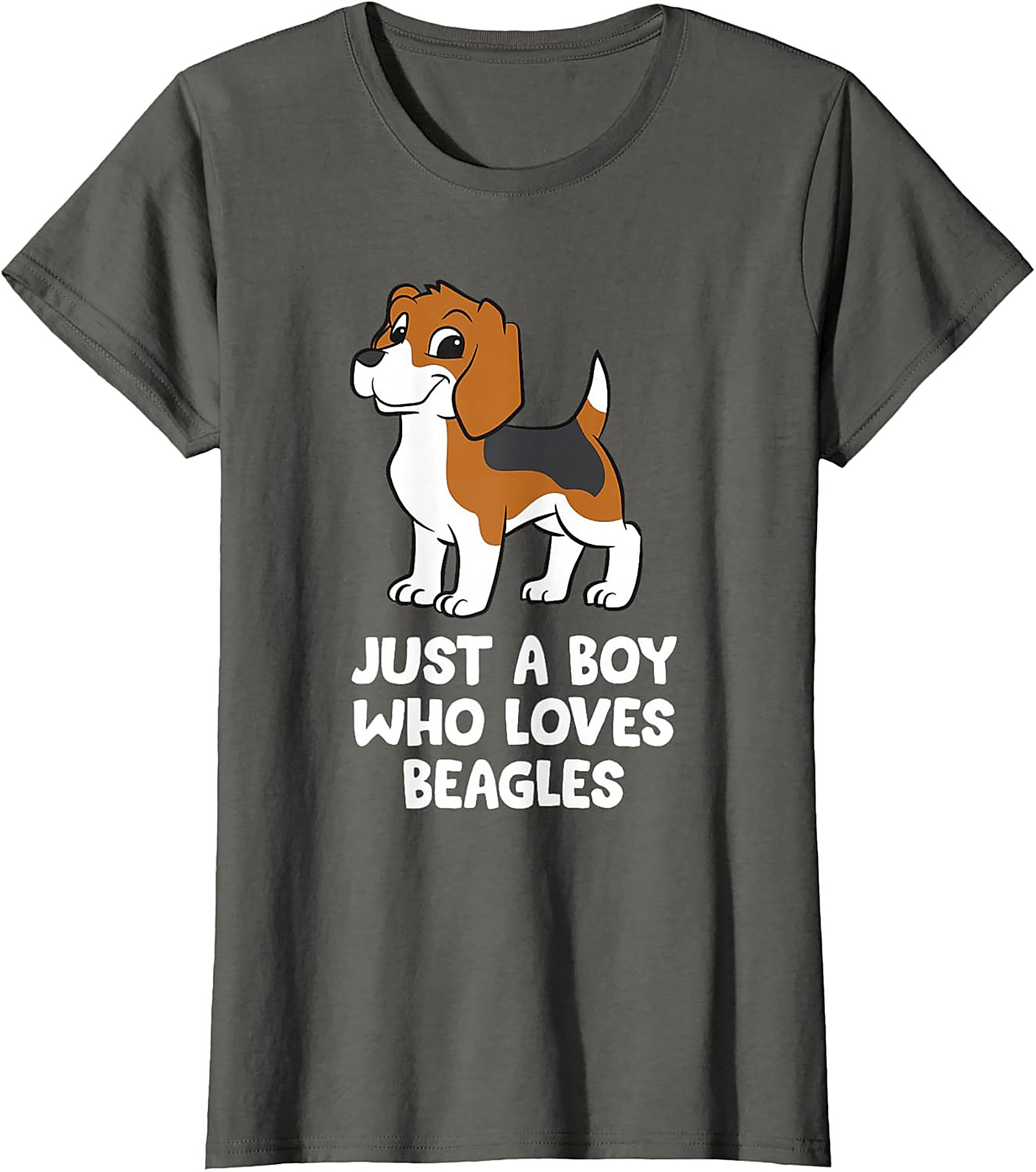 Just A Boy Who Loves Beagles Graphic Tee | Cute Beagle Puppy Shirt