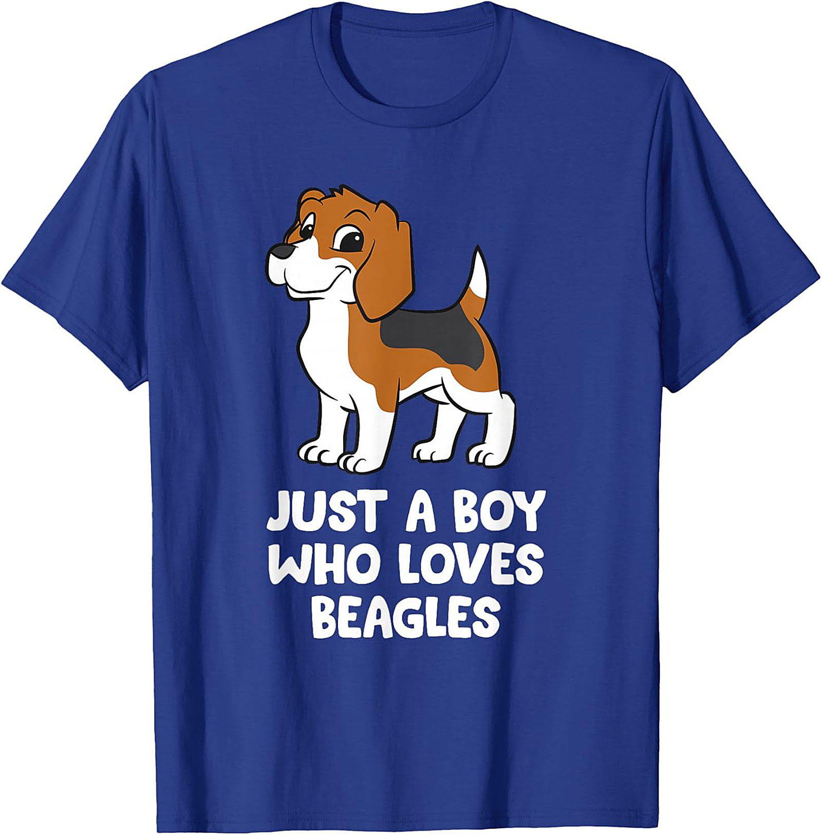 Just A Boy Who Loves Beagles Graphic Tee | Cute Beagle Puppy Shirt