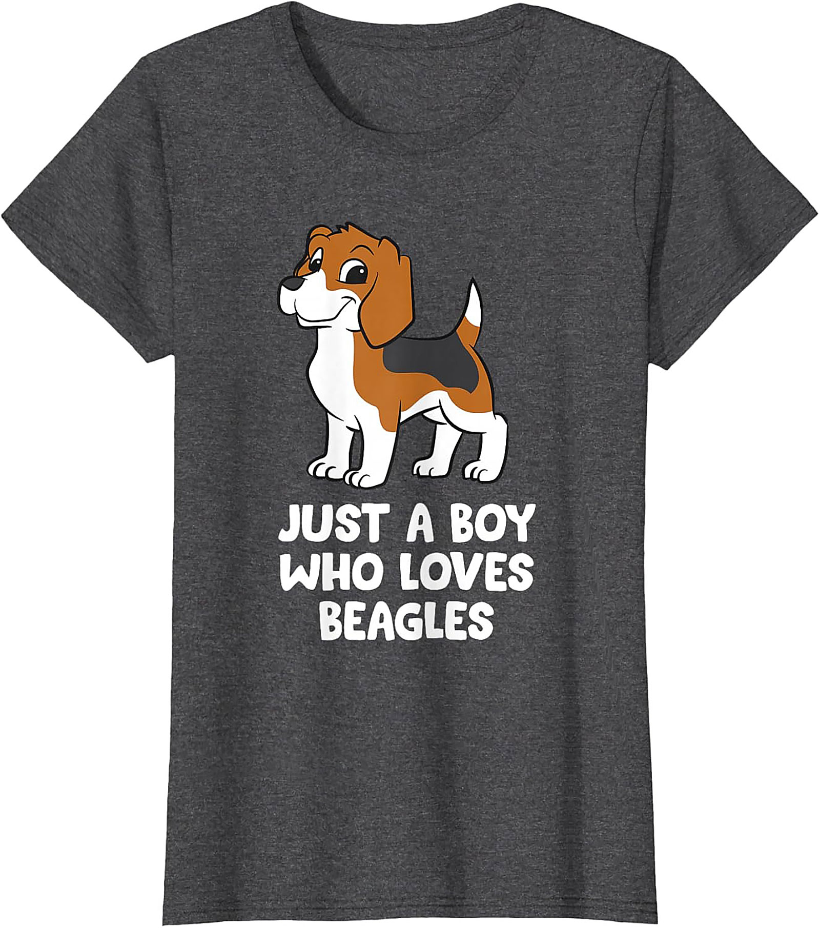 Just A Boy Who Loves Beagles Graphic Tee | Cute Beagle Puppy Shirt