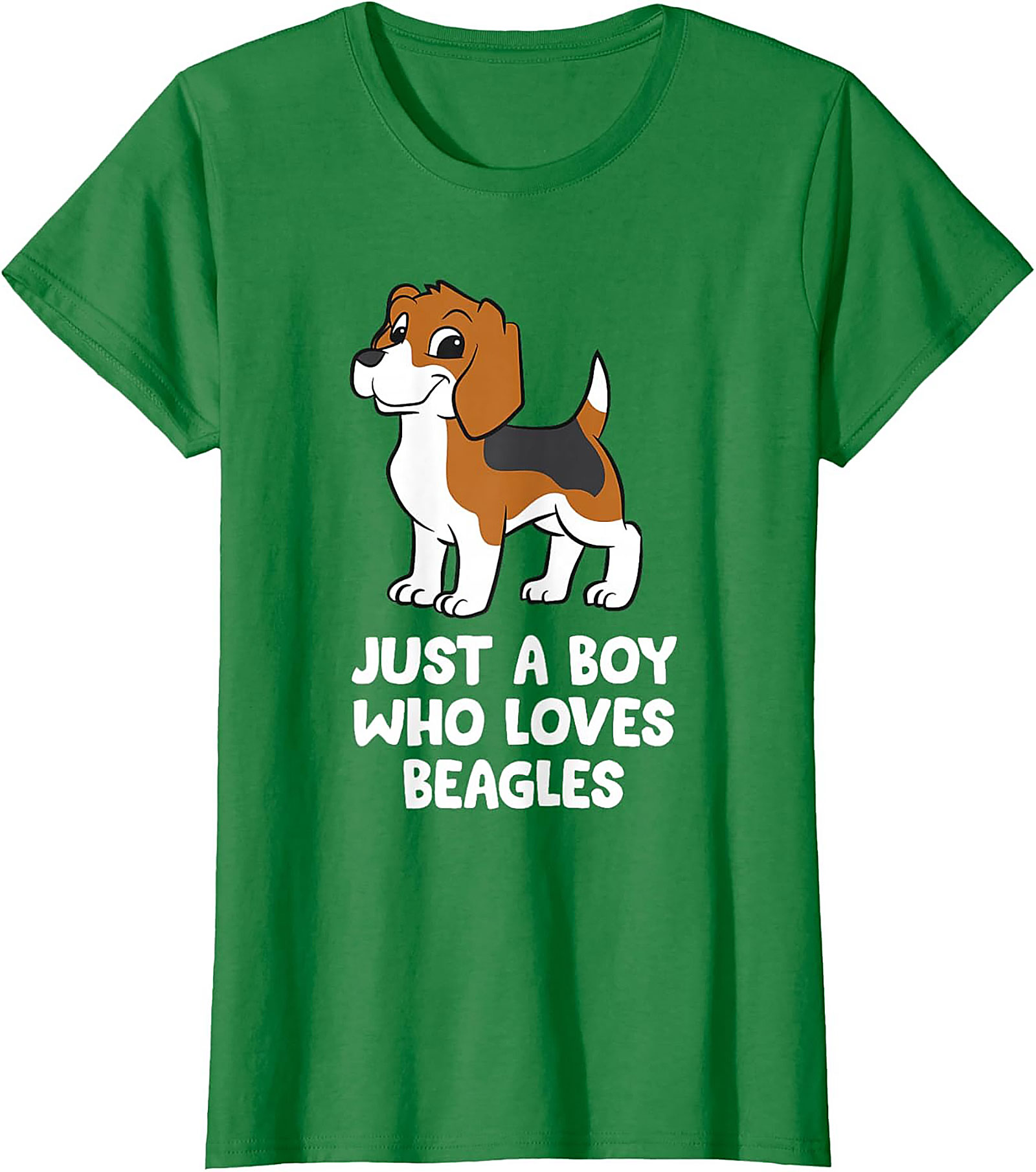 Just A Boy Who Loves Beagles Graphic Tee | Cute Beagle Puppy Shirt