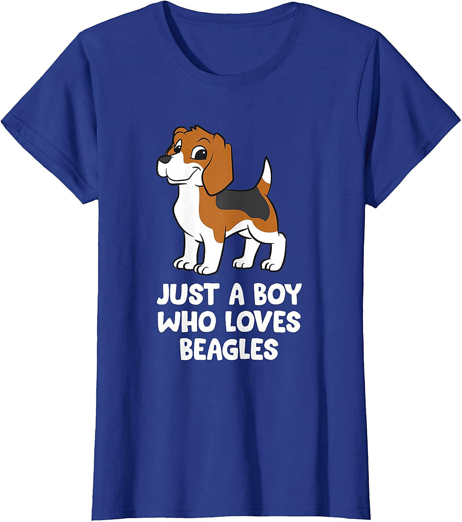 Just A Boy Who Loves Beagles Graphic Tee | Cute Beagle Puppy Shirt