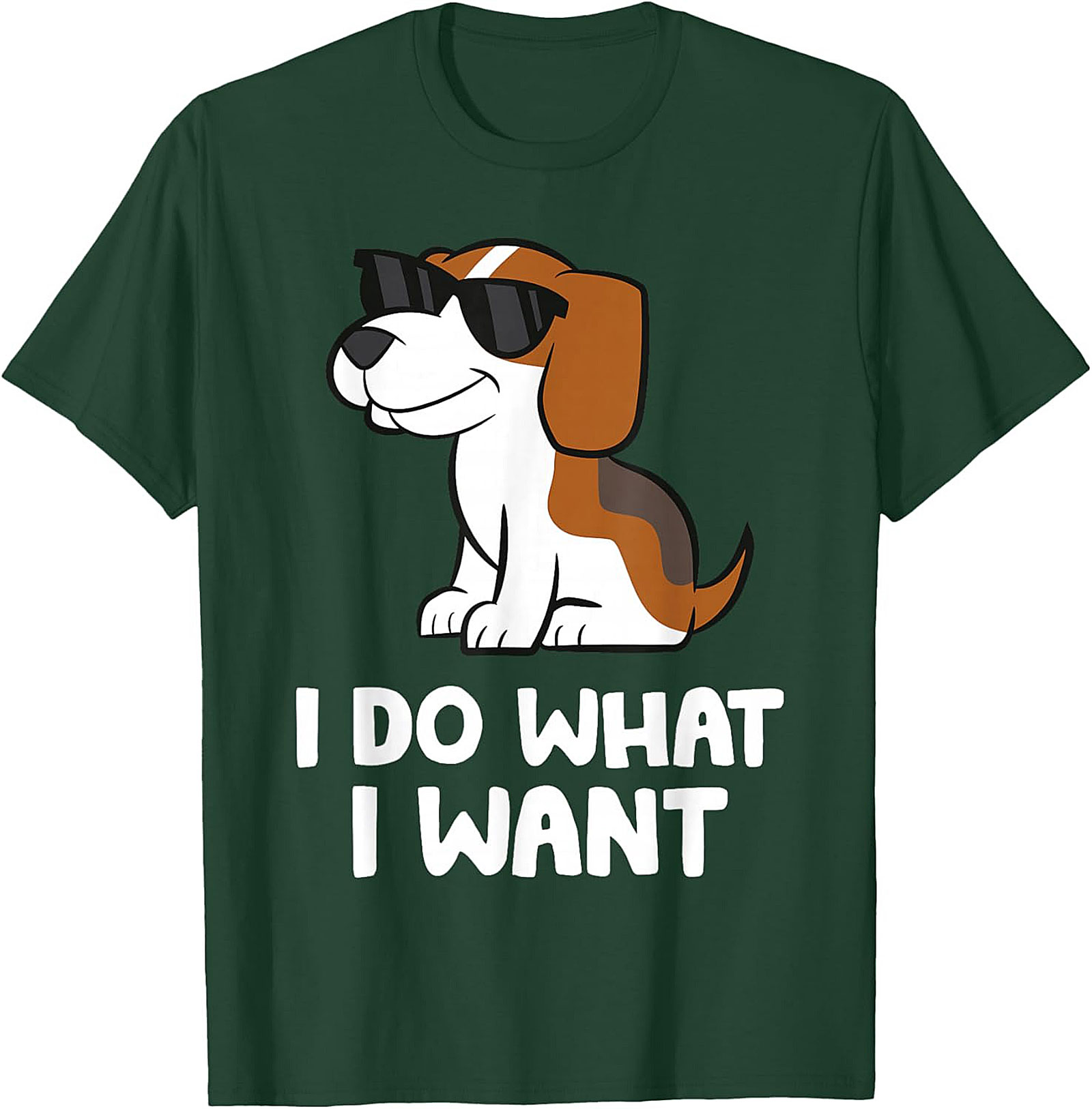 I Do What I Want Beagle T-shirt | Funny Dog Graphic Tee