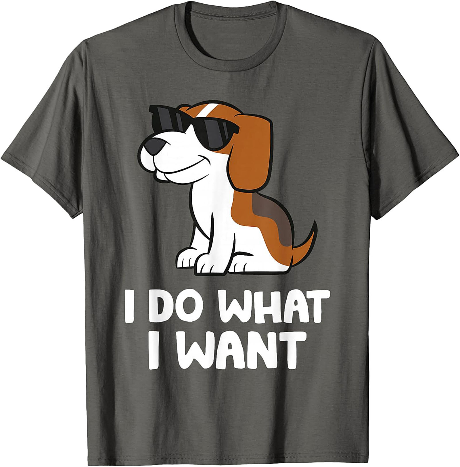 I Do What I Want Beagle T-shirt | Funny Dog Graphic Tee