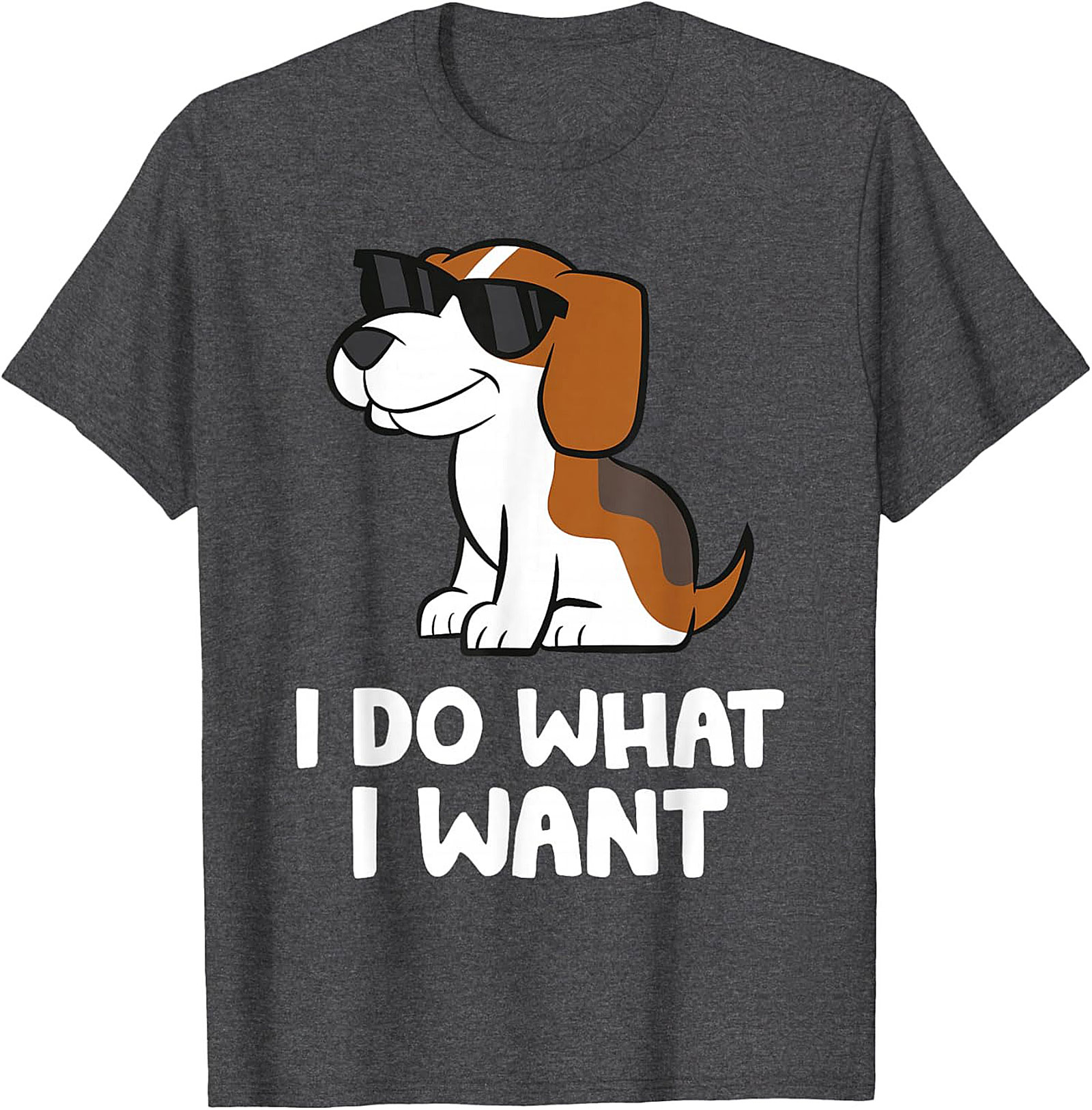 I Do What I Want Beagle T-shirt | Funny Dog Graphic Tee