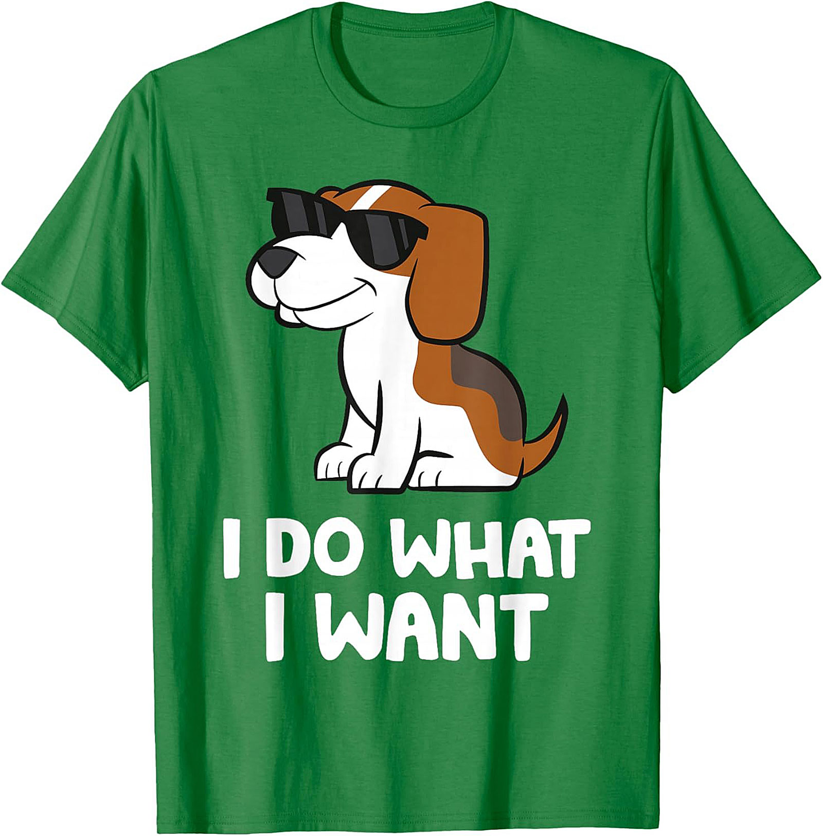 I Do What I Want Beagle T-shirt | Funny Dog Graphic Tee