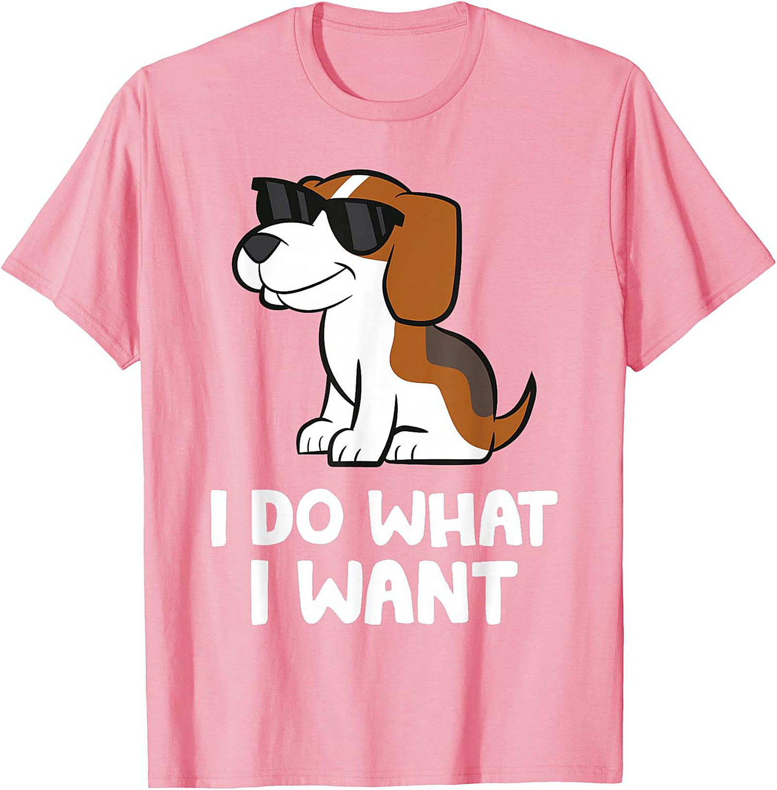 I Do What I Want Beagle T-shirt | Funny Dog Graphic Tee