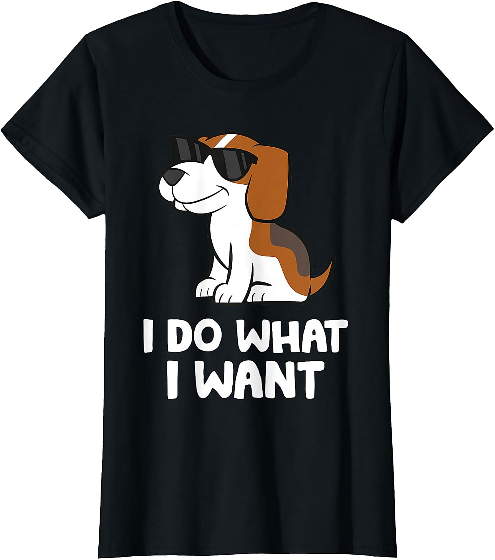 I Do What I Want Beagle T-shirt | Funny Dog Graphic Tee