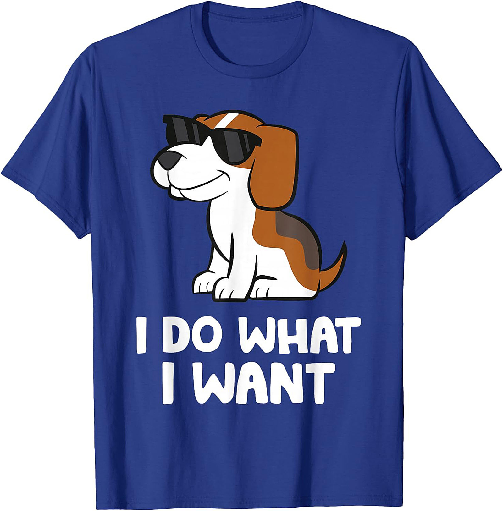 I Do What I Want Beagle T-shirt | Funny Dog Graphic Tee