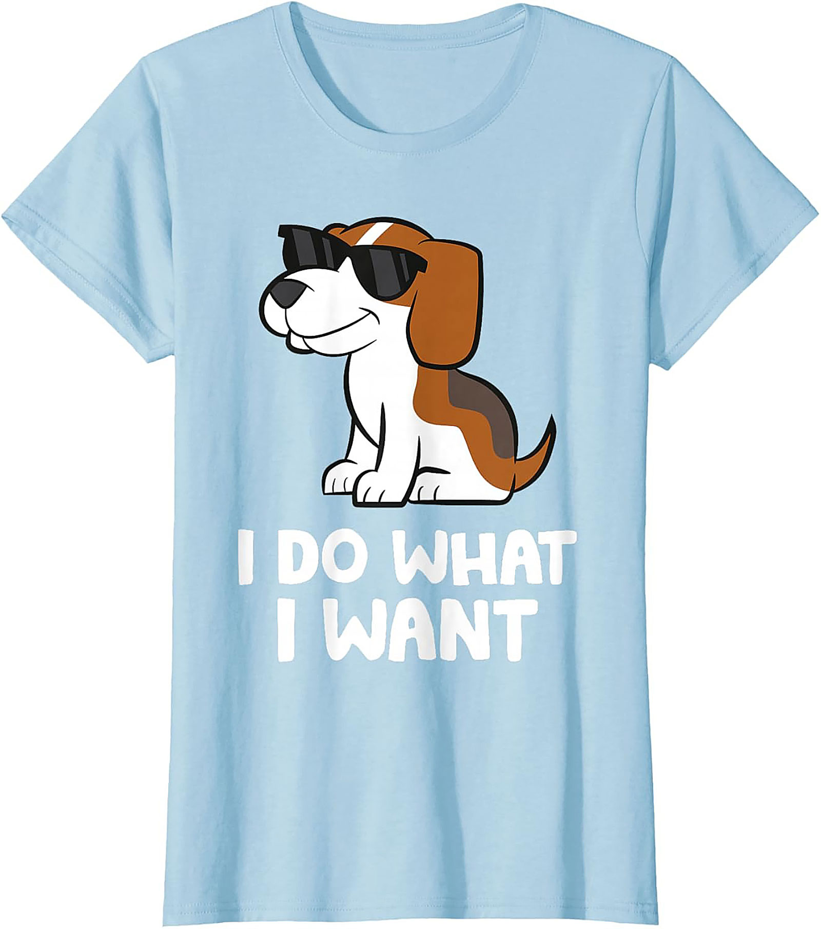 I Do What I Want Beagle T-shirt | Funny Dog Graphic Tee