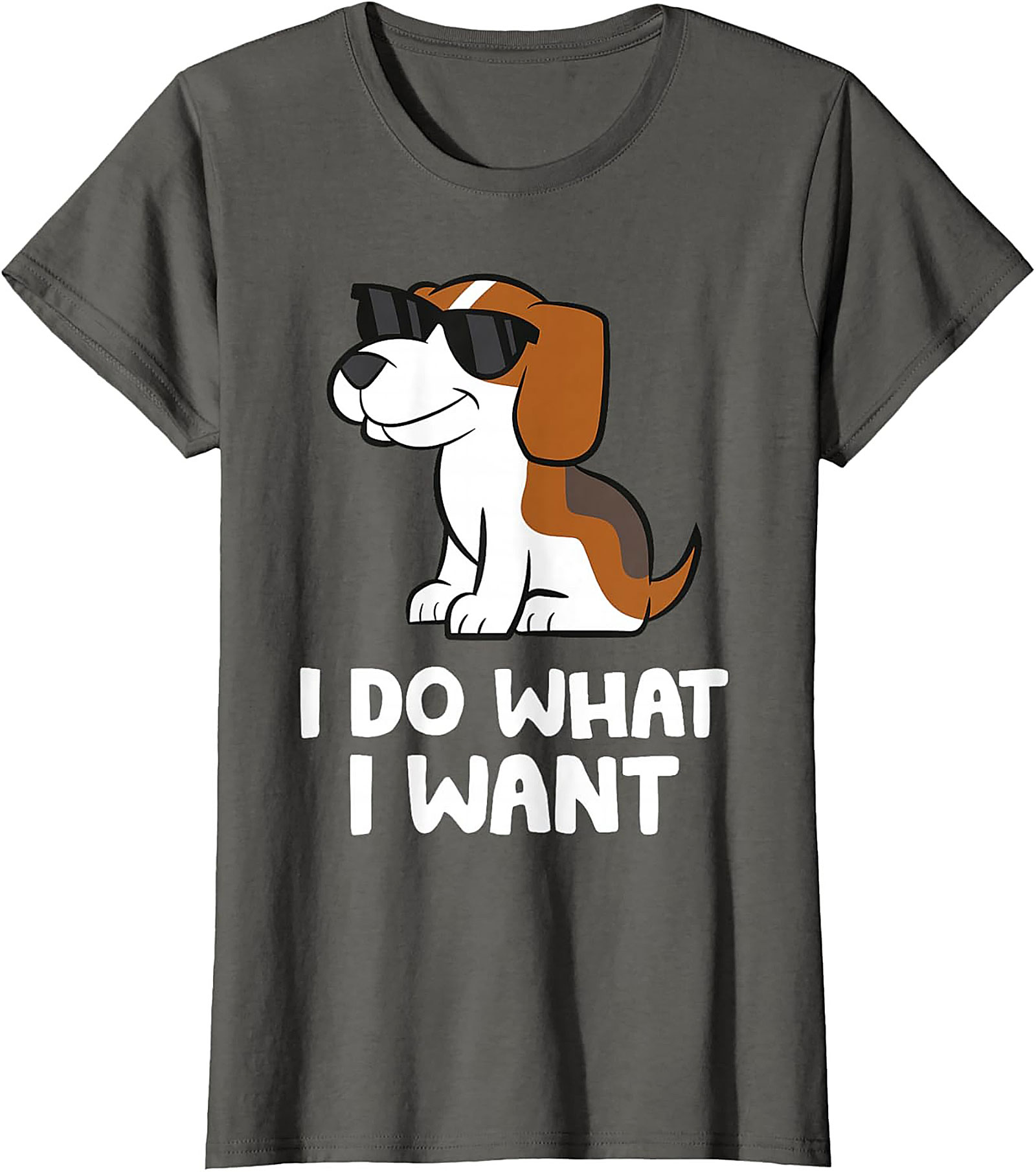 I Do What I Want Beagle T-shirt | Funny Dog Graphic Tee