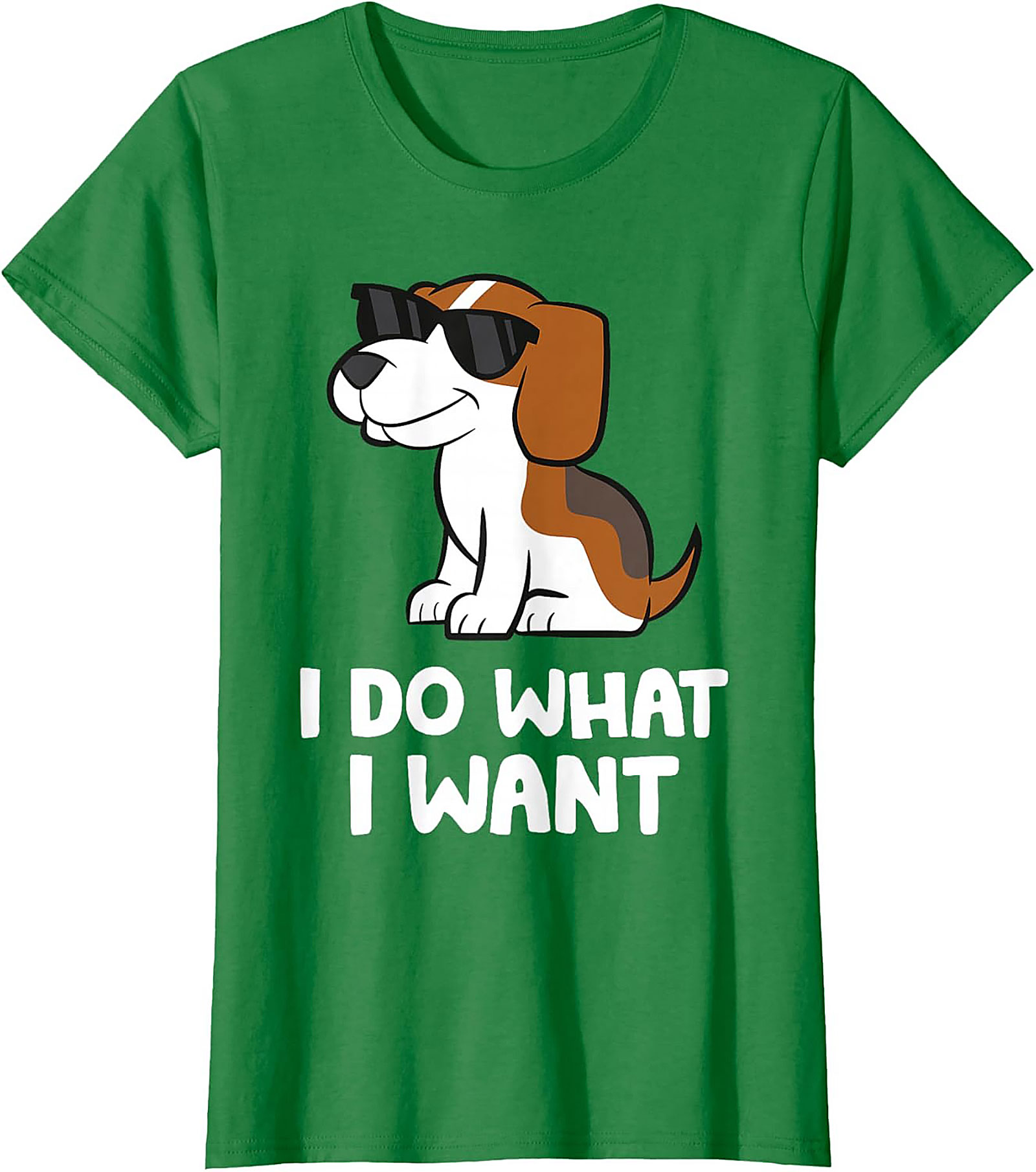 I Do What I Want Beagle T-shirt | Funny Dog Graphic Tee
