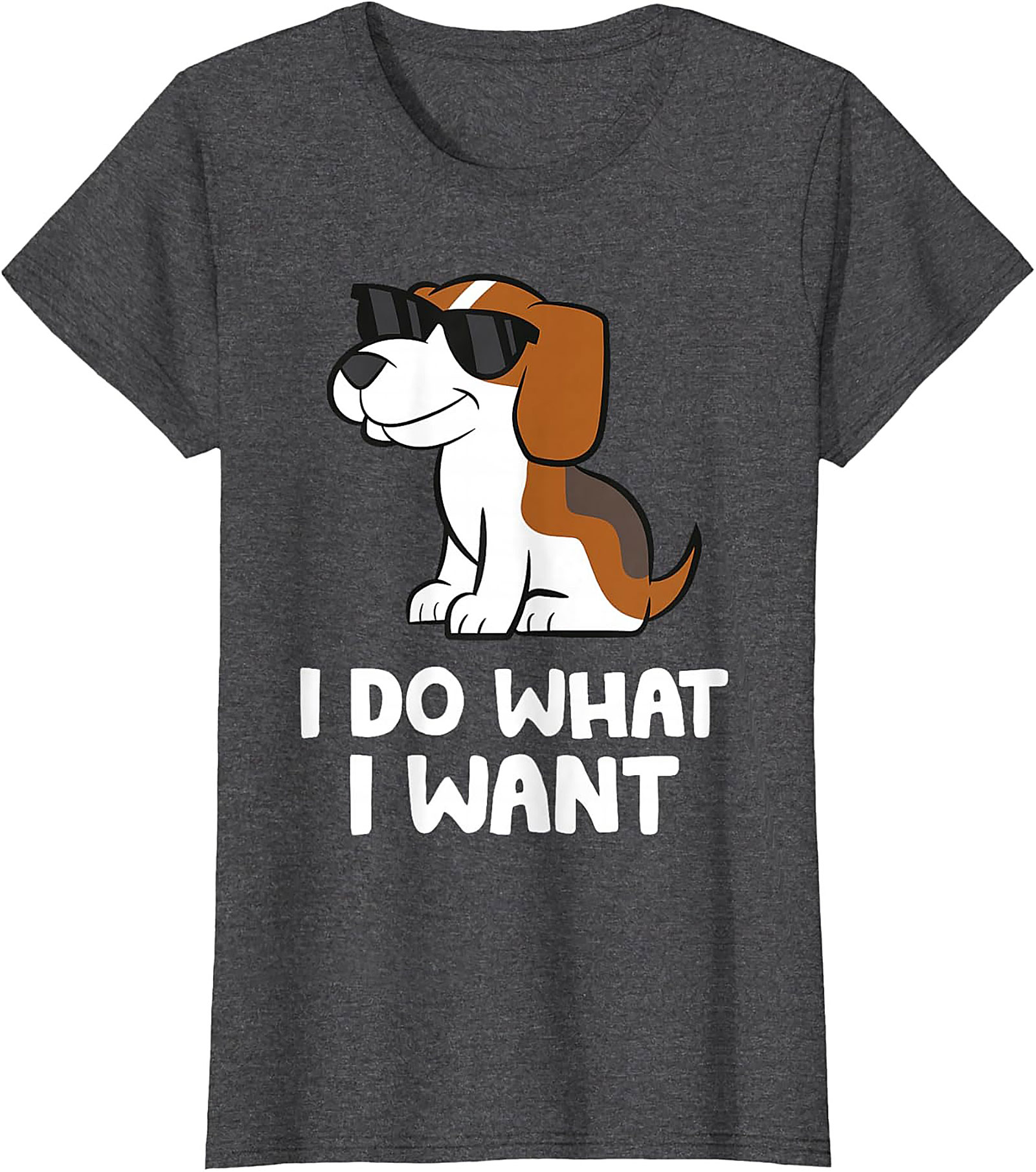 I Do What I Want Beagle T-shirt | Funny Dog Graphic Tee