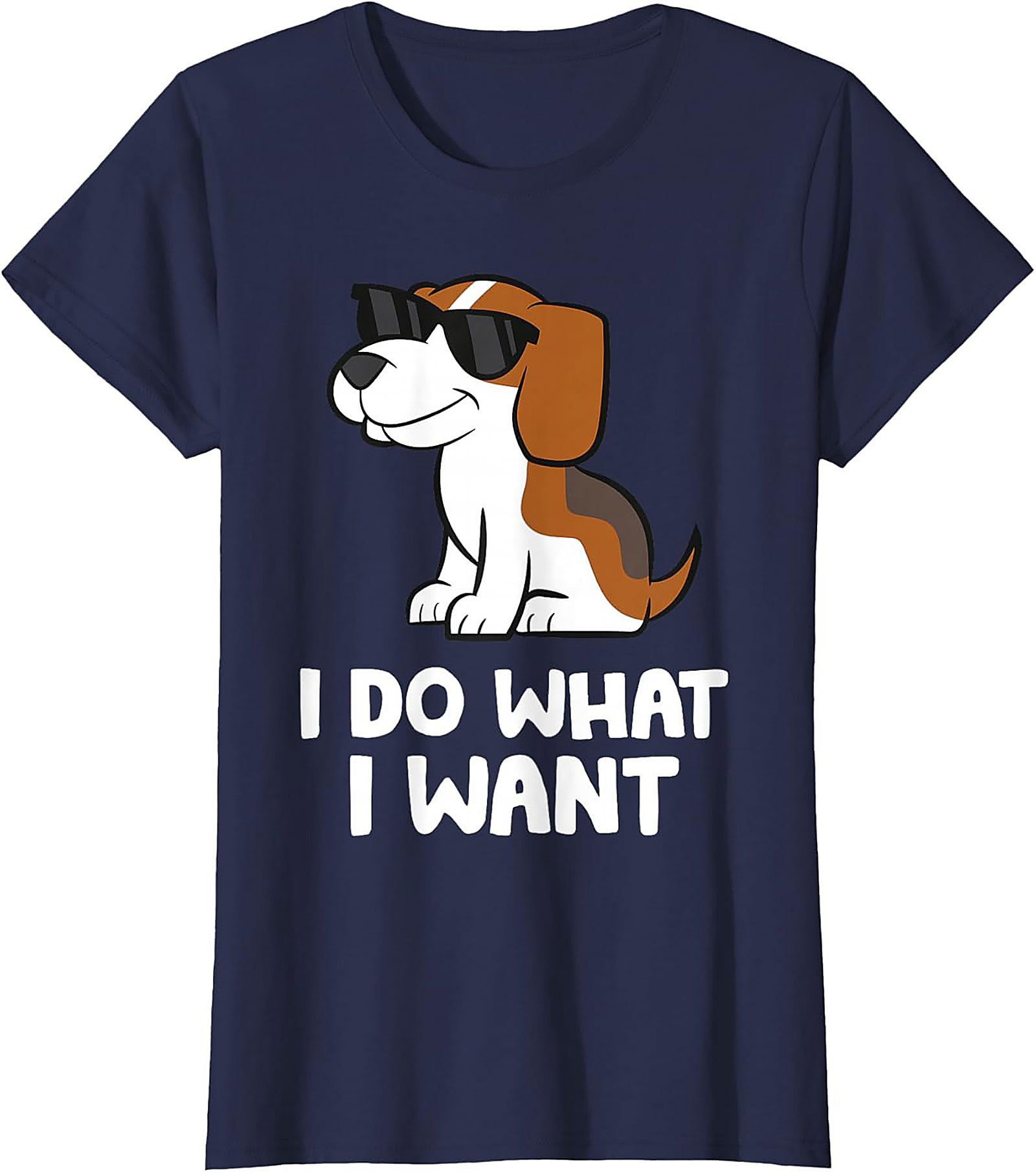 I Do What I Want Beagle T-shirt | Funny Dog Graphic Tee