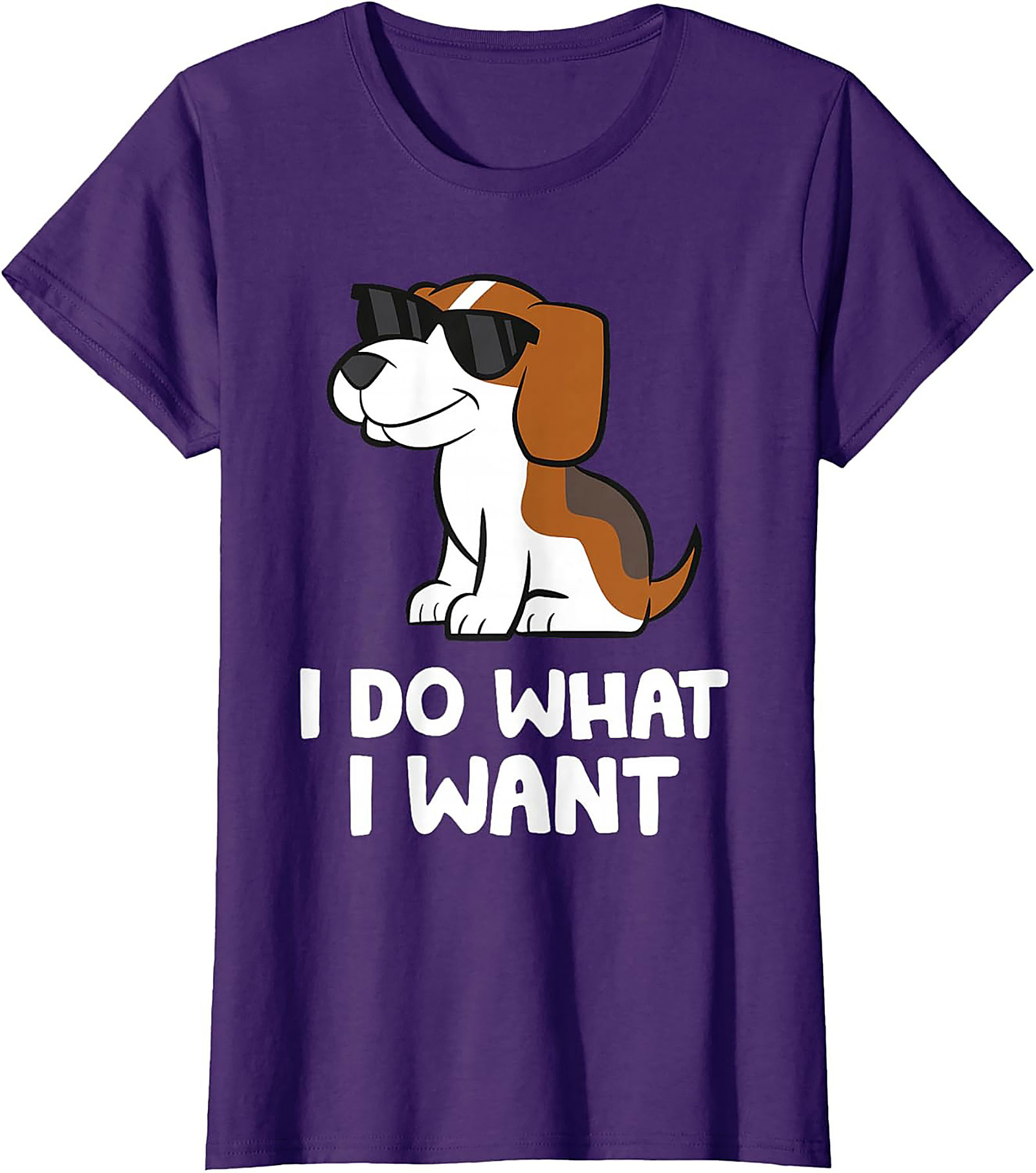 I Do What I Want Beagle T-shirt | Funny Dog Graphic Tee