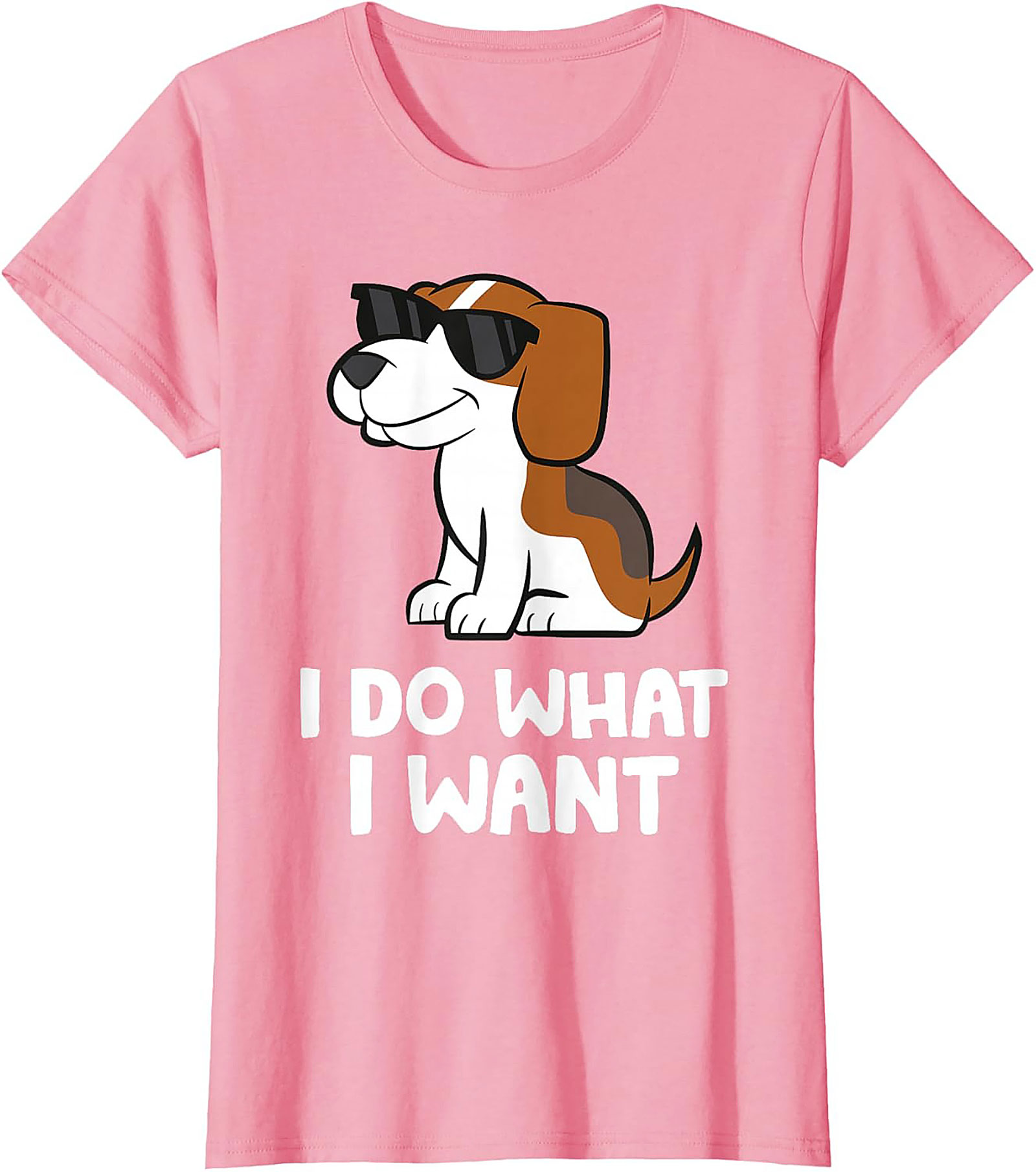 I Do What I Want Beagle T-shirt | Funny Dog Graphic Tee