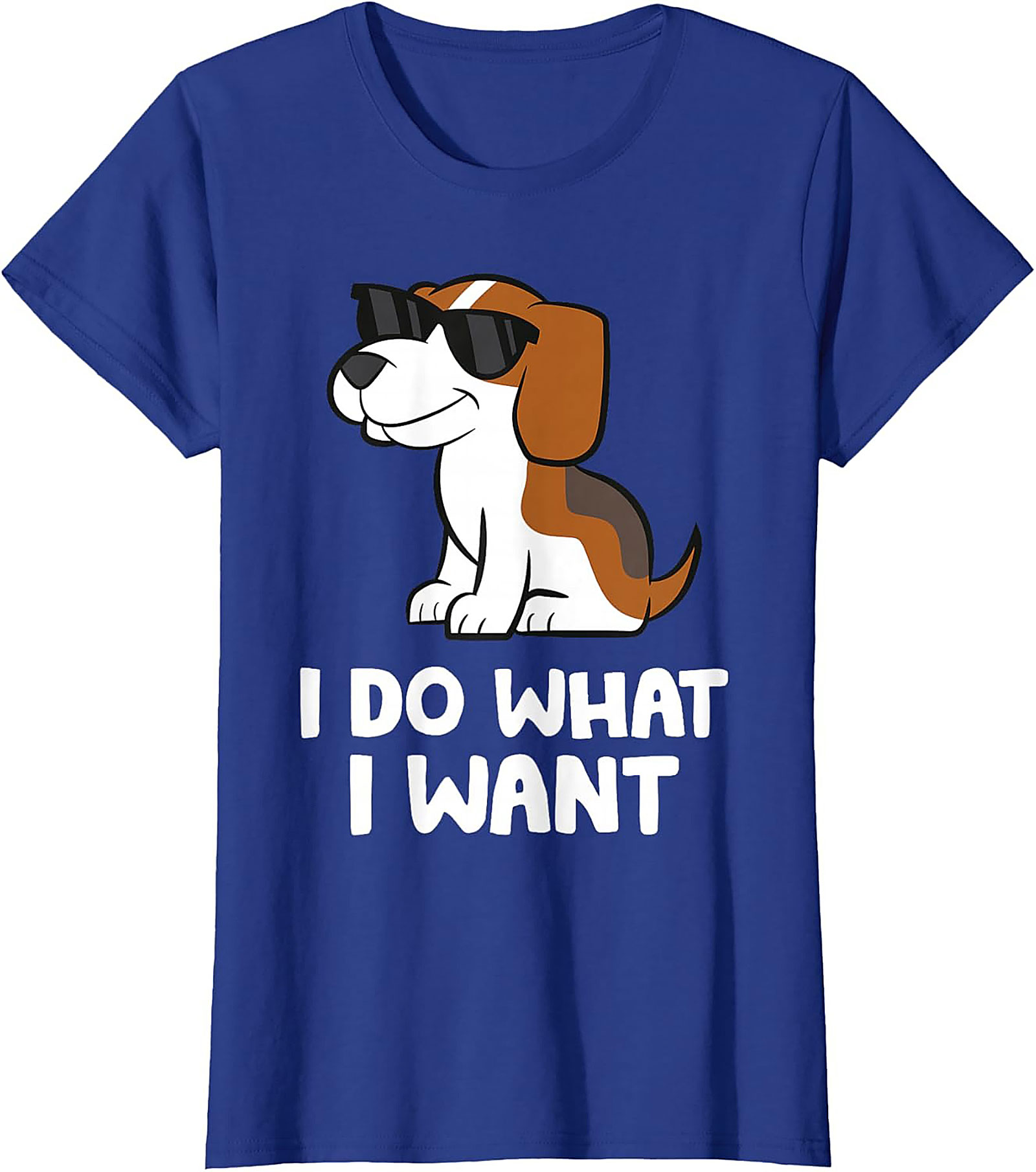 I Do What I Want Beagle T-shirt | Funny Dog Graphic Tee