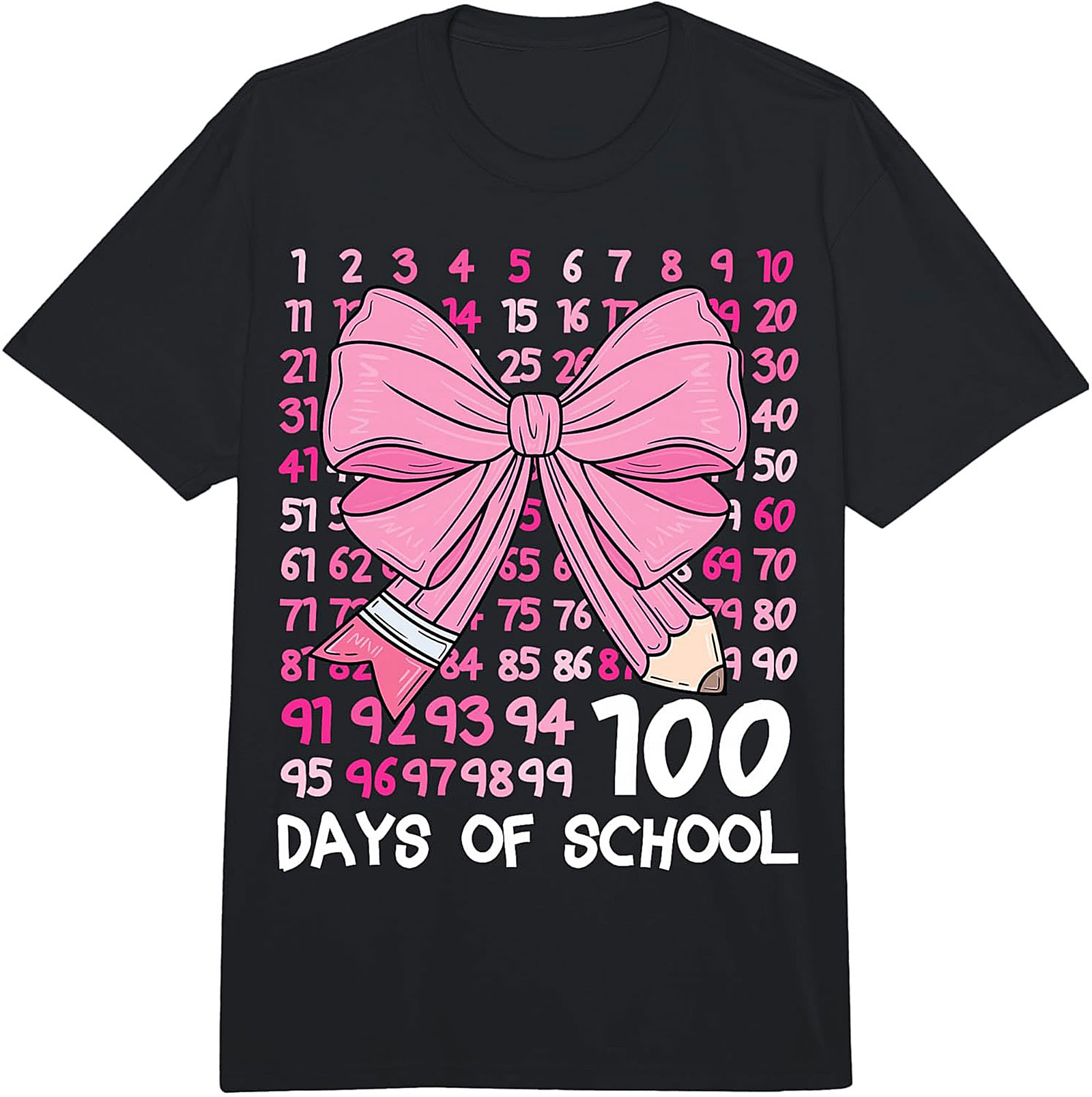 100 Days of School T-shirt Teacher & Student Graphic Tee