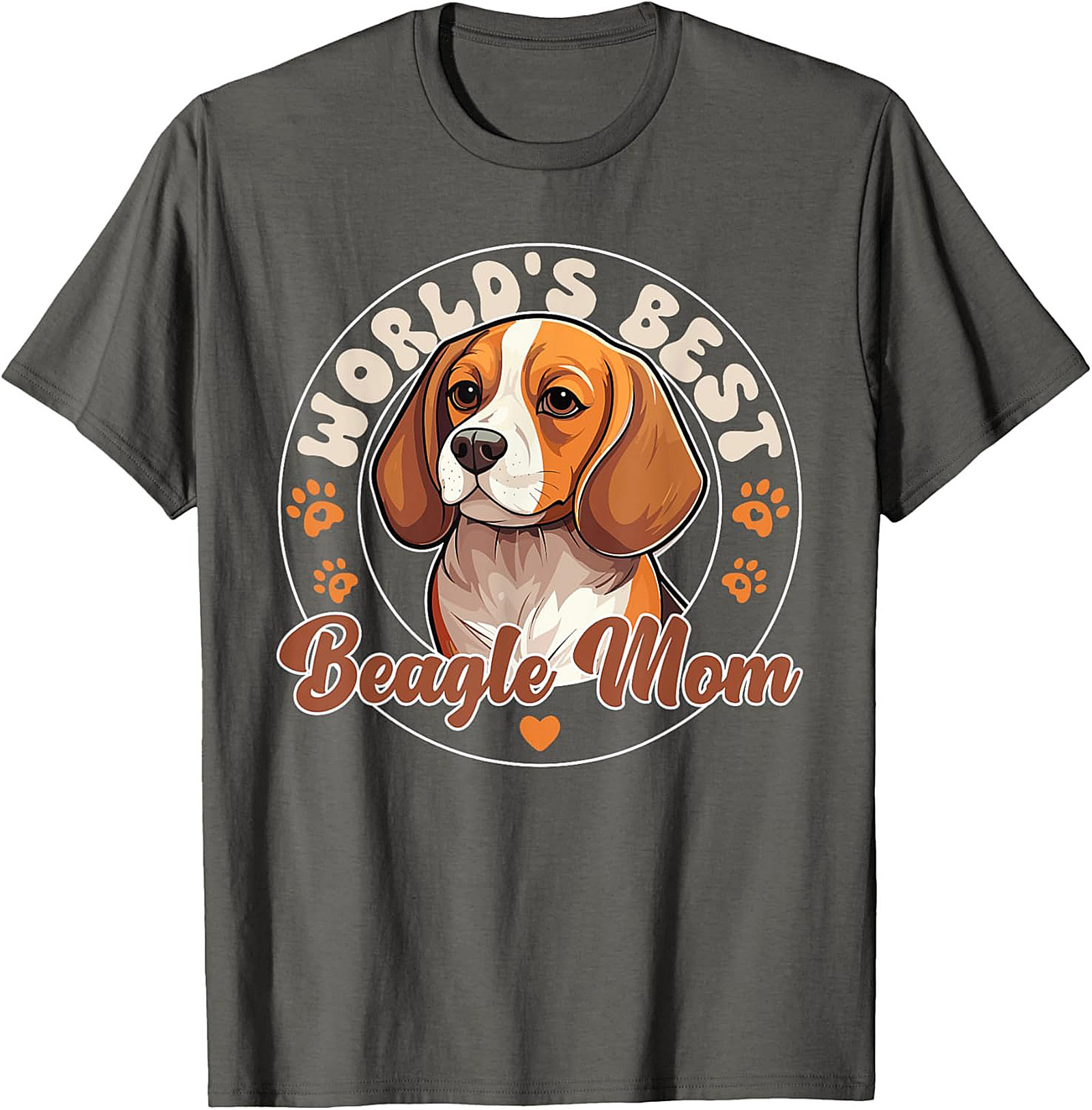 World's Best Beagle Mom T-Shirt | Funny Dog Lover Graphic Tee