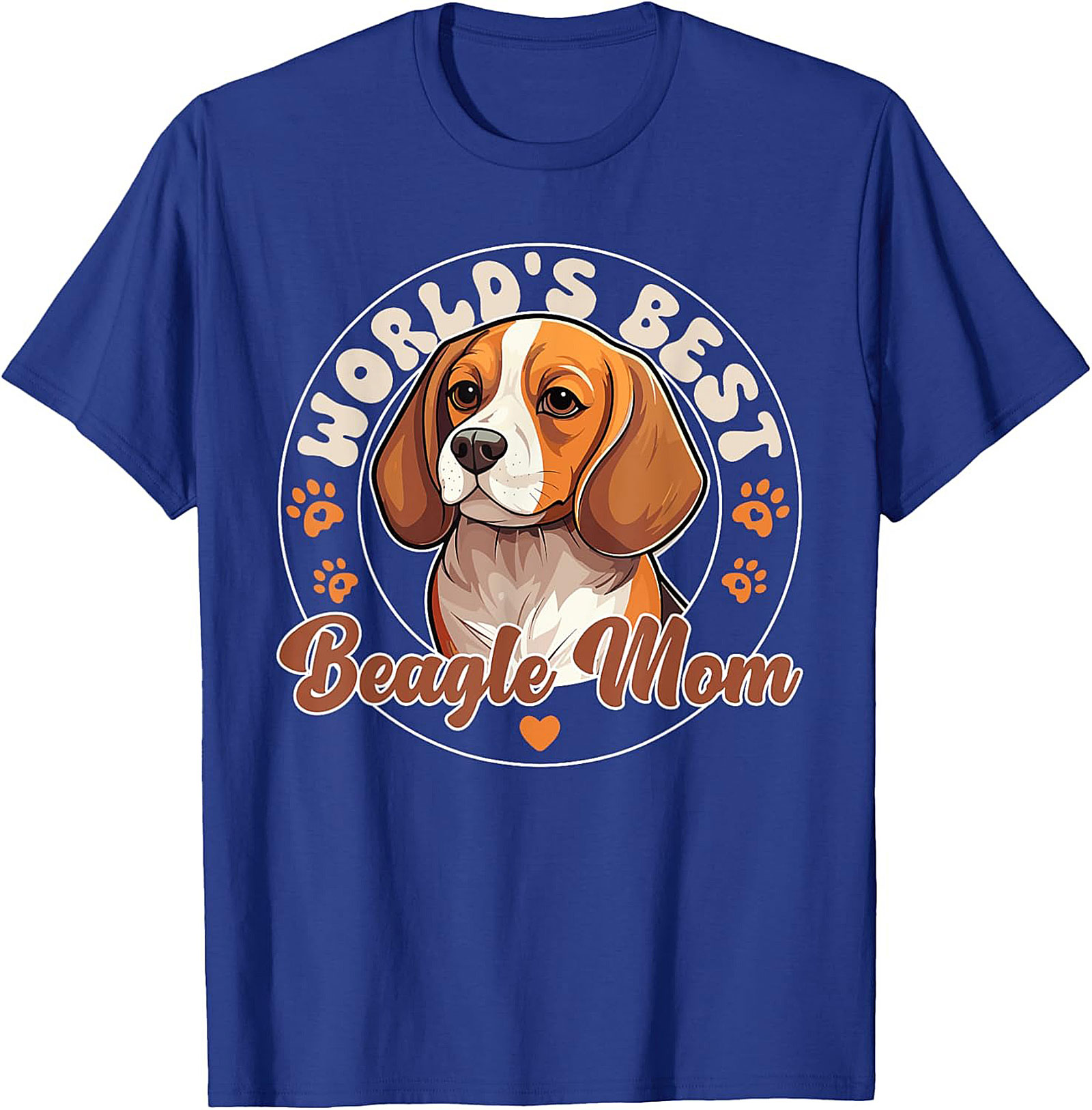 World's Best Beagle Mom T-Shirt | Funny Dog Lover Graphic Tee