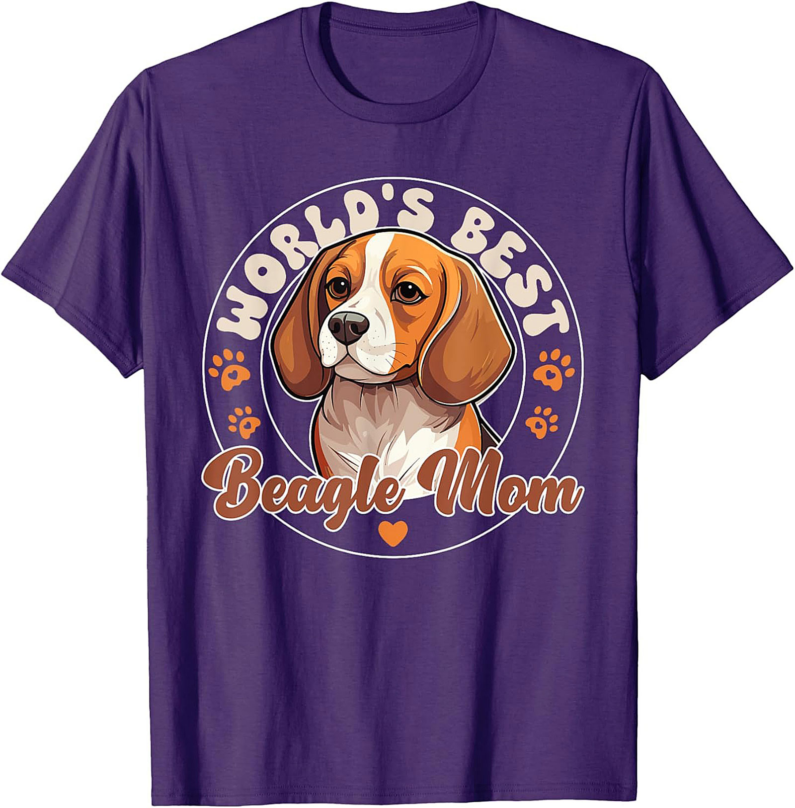 World's Best Beagle Mom T-Shirt | Funny Dog Lover Graphic Tee
