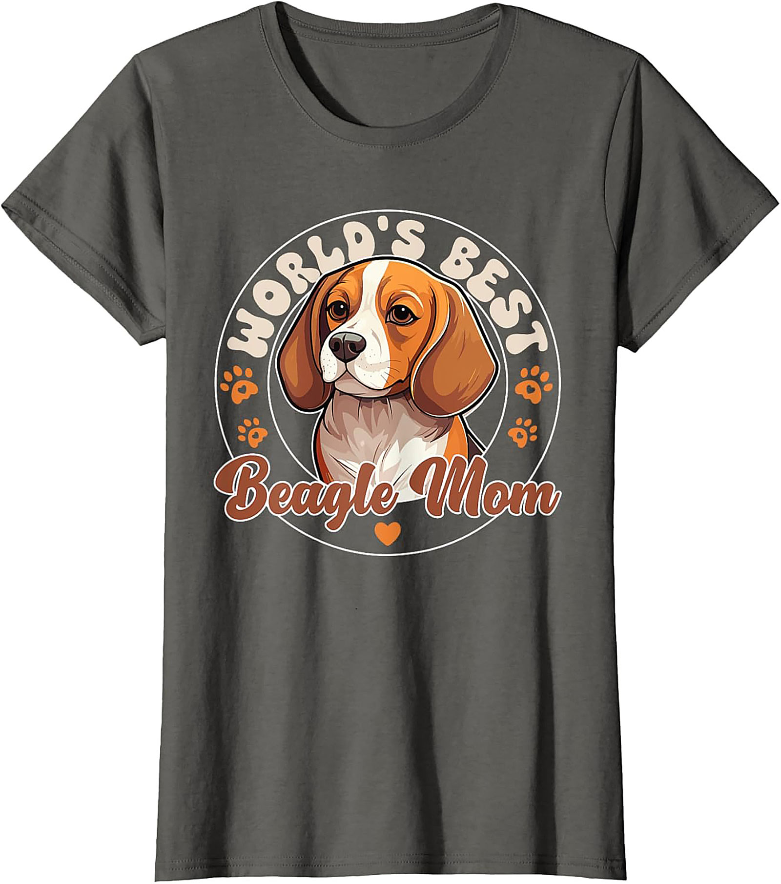 World's Best Beagle Mom T-Shirt | Funny Dog Lover Graphic Tee