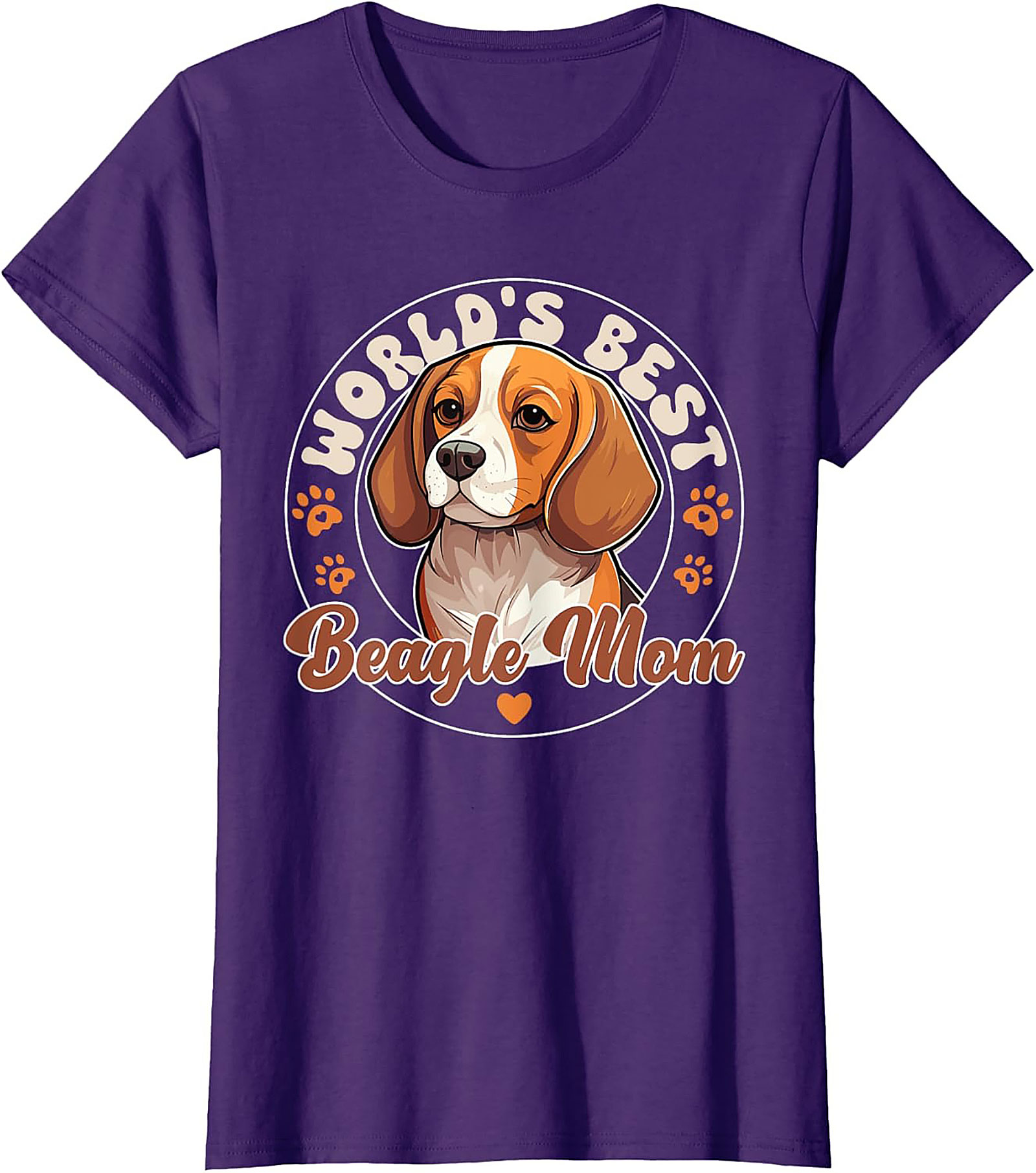World's Best Beagle Mom T-Shirt | Funny Dog Lover Graphic Tee
