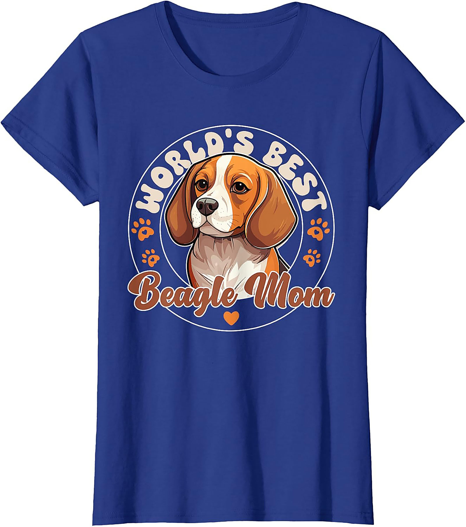 World's Best Beagle Mom T-Shirt | Funny Dog Lover Graphic Tee