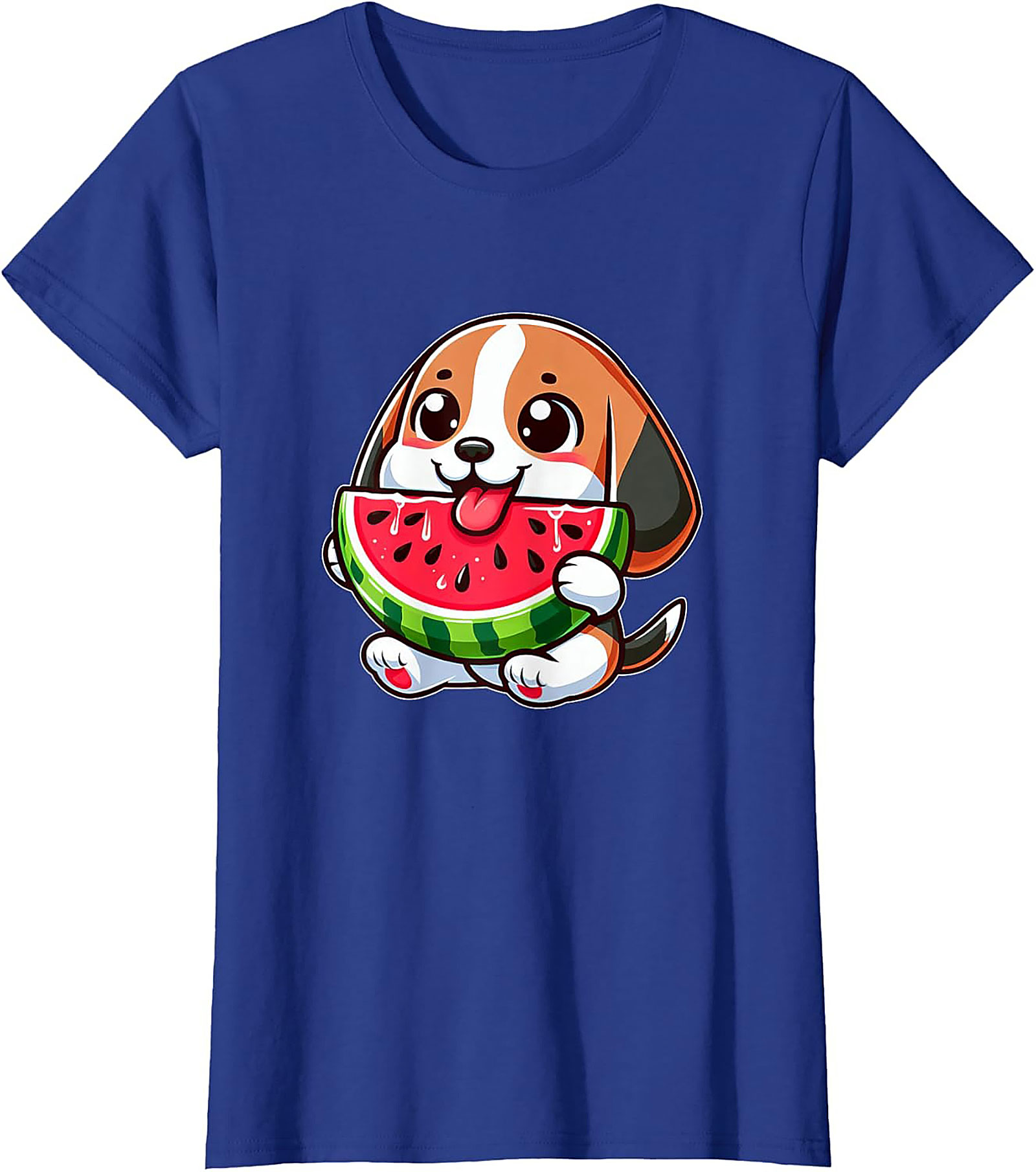 Cute Puppy Watermelon Graphic Tee | Adorable Summer Dog Lover Unisex Shirt