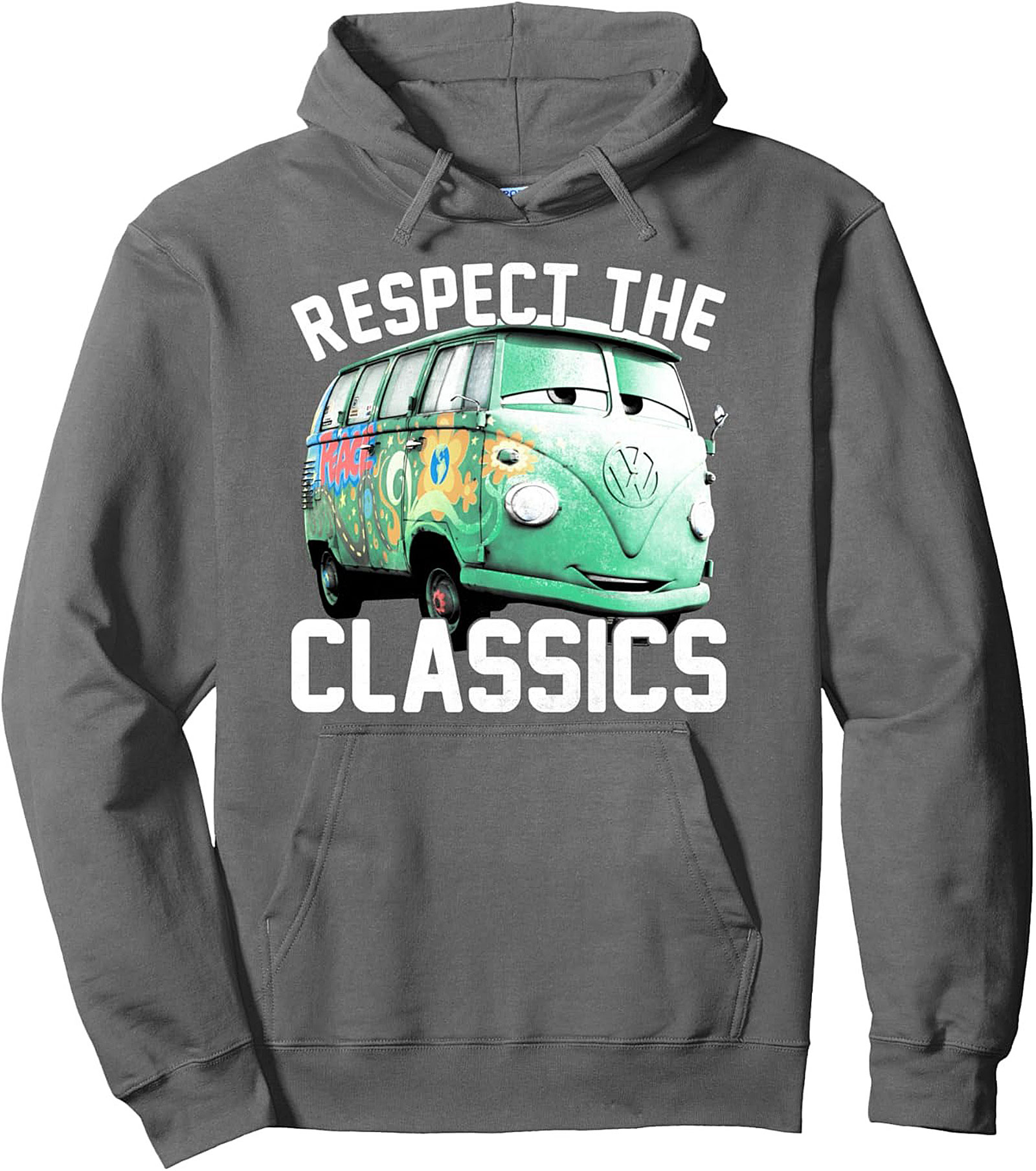 VW Bus Graphic Hoodie Respect The Classics Pullover