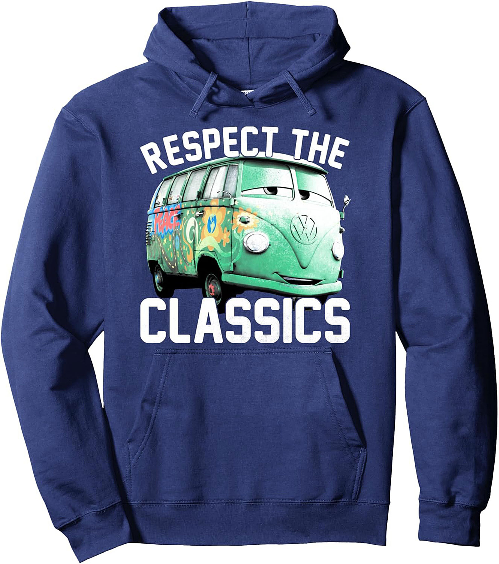 VW Bus Graphic Hoodie Respect The Classics Pullover