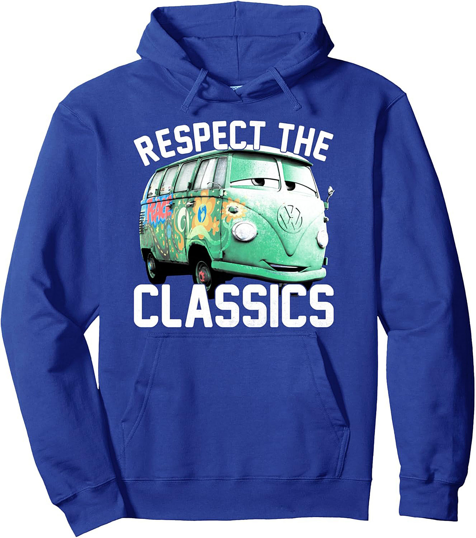 VW Bus Graphic Hoodie Respect The Classics Pullover
