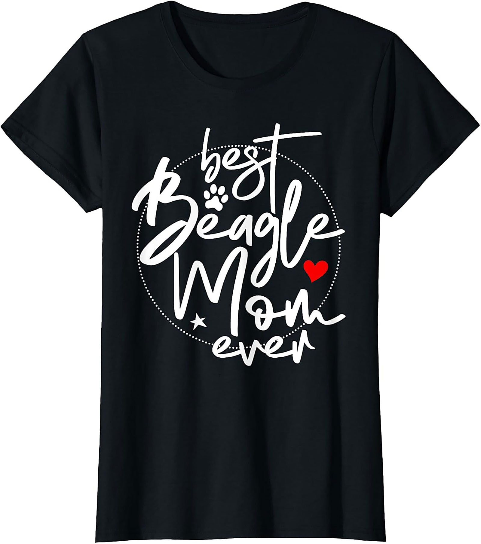 Best Beagle Mom Ever Graphic Tee | Funny Dog Lover Unisex Shirt