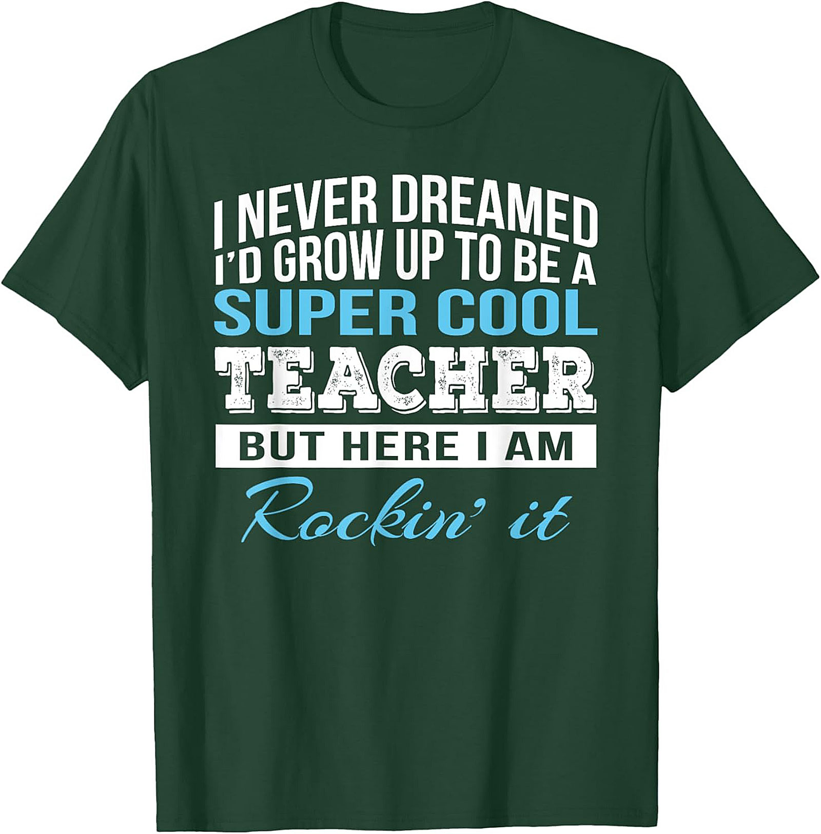 Super Cool Teacher T-shirt Funny Graphic Tee Gift