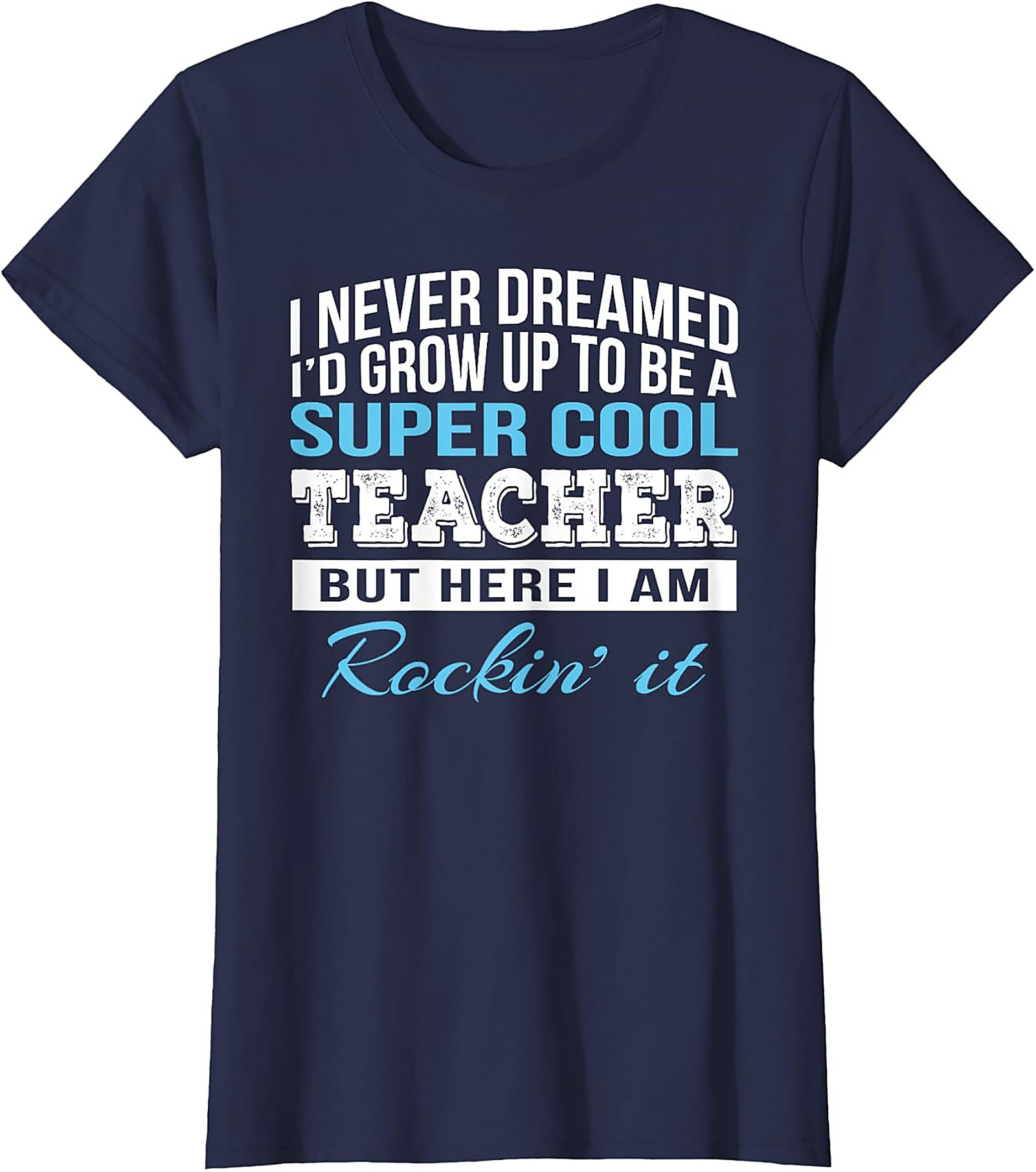 Super Cool Teacher T-shirt Funny Graphic Tee Gift