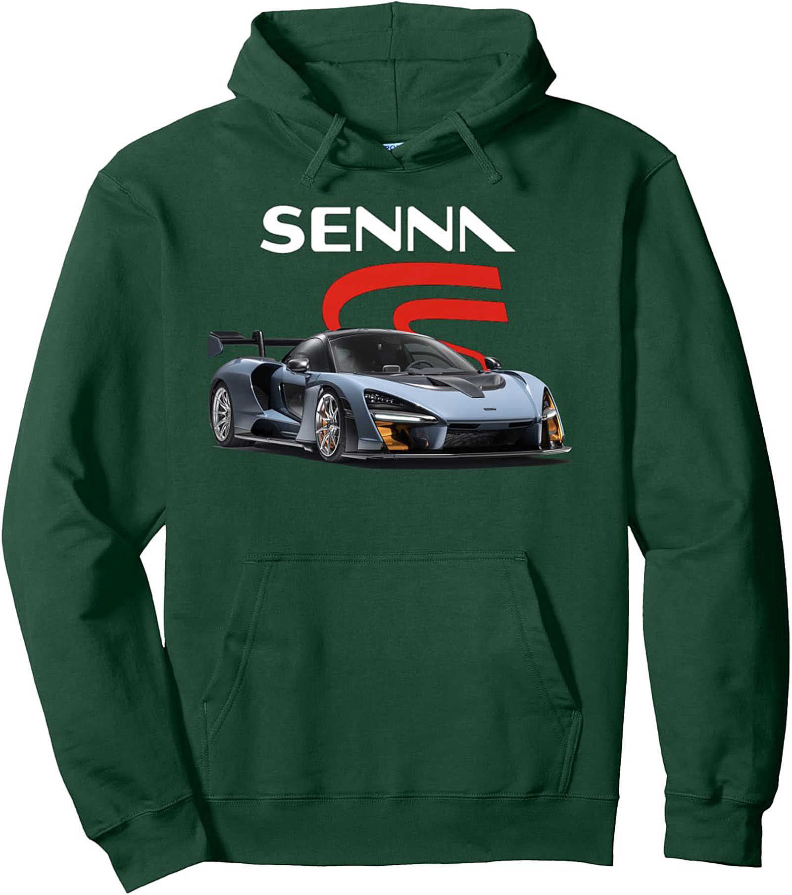 McLaren Senna Graphic Hoodie Cozy Pullover Gift Idea