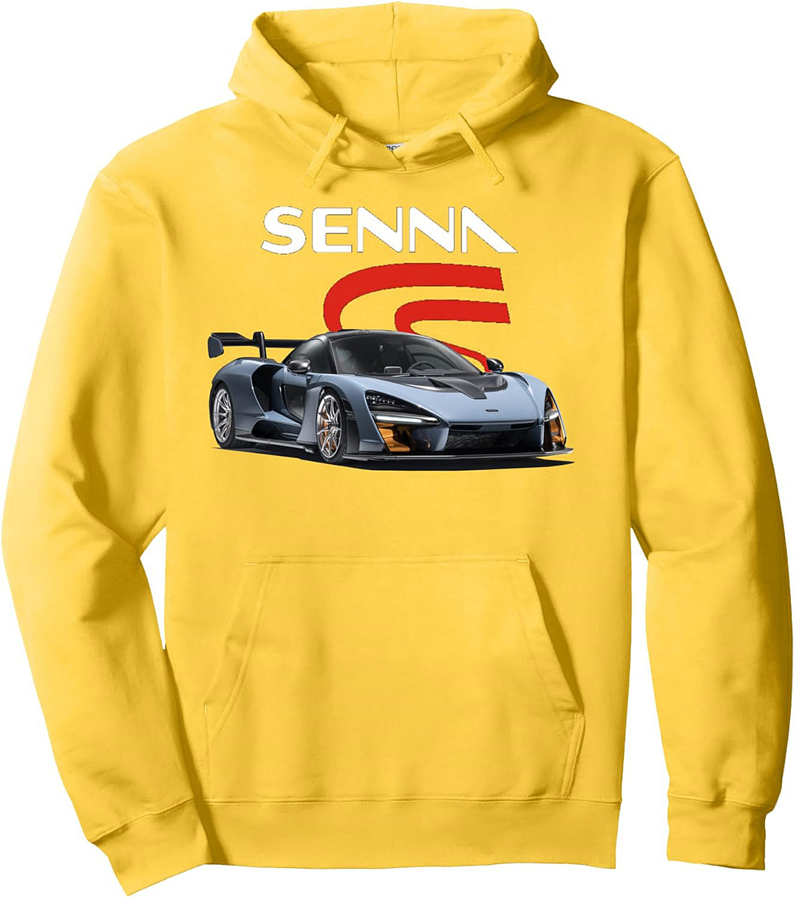 McLaren Senna Graphic Hoodie Cozy Pullover Gift Idea