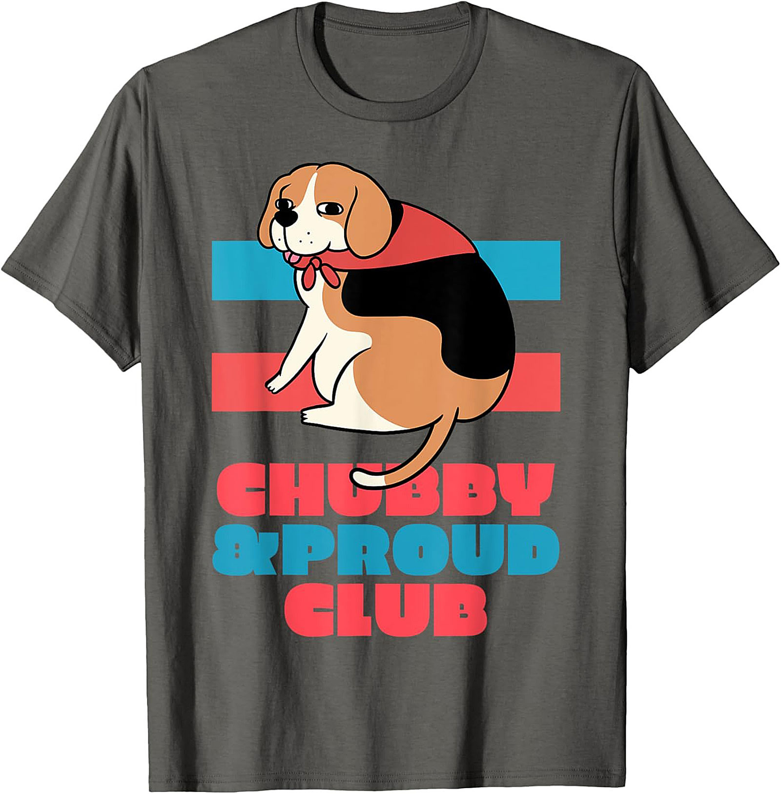 Chubby & Proud Club Beagle Graphic Tee | Funny Dog Unisex Shirt