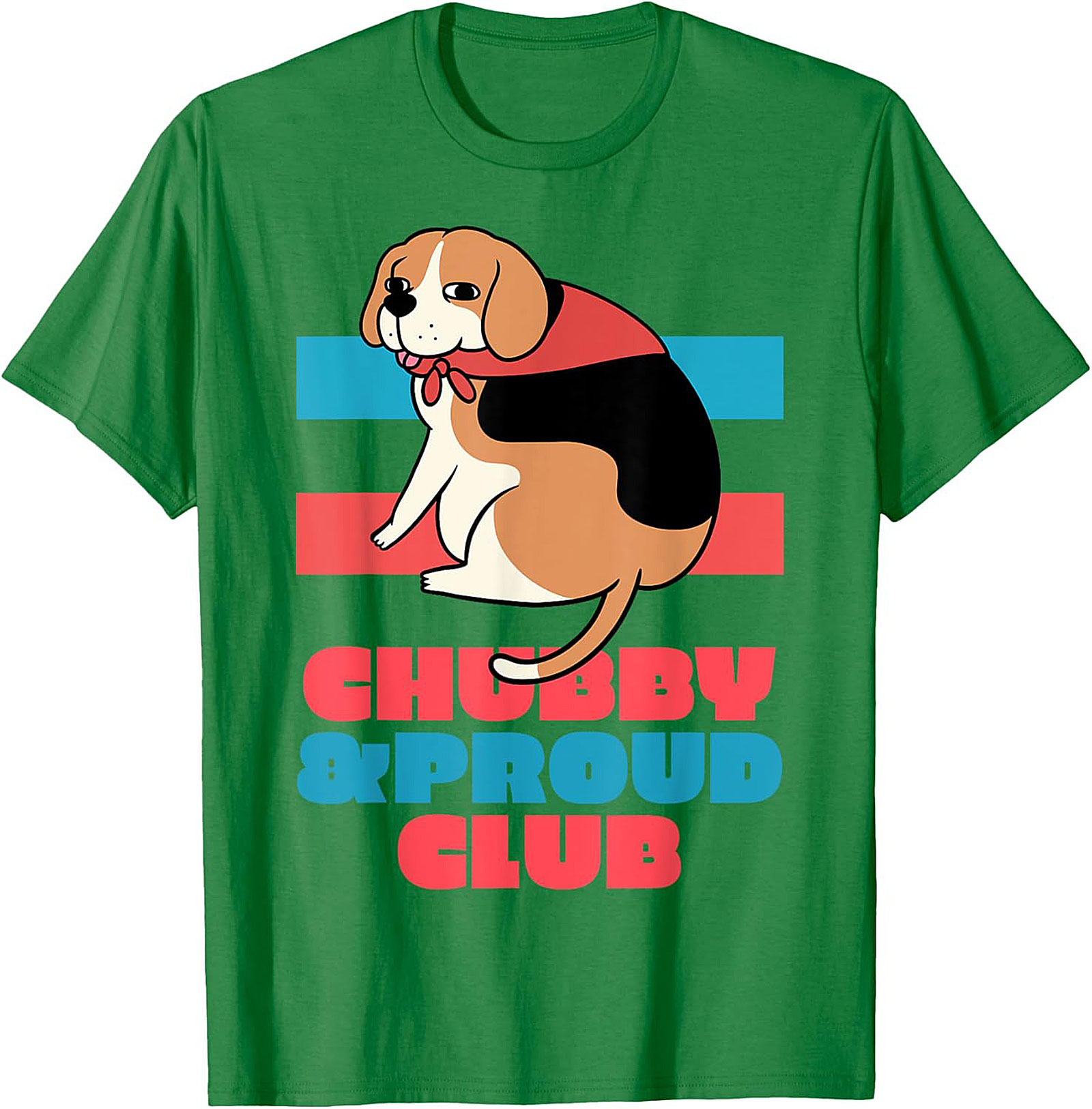 Chubby & Proud Club Beagle Graphic Tee | Funny Dog Unisex Shirt