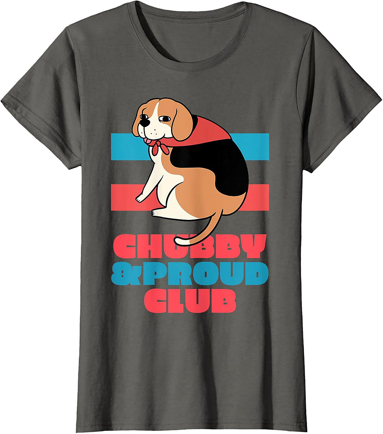 Chubby & Proud Club Beagle Graphic Tee | Funny Dog Unisex Shirt