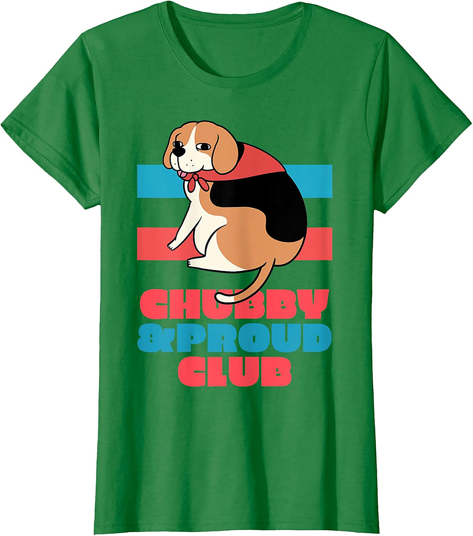 Chubby & Proud Club Beagle Graphic Tee | Funny Dog Unisex Shirt