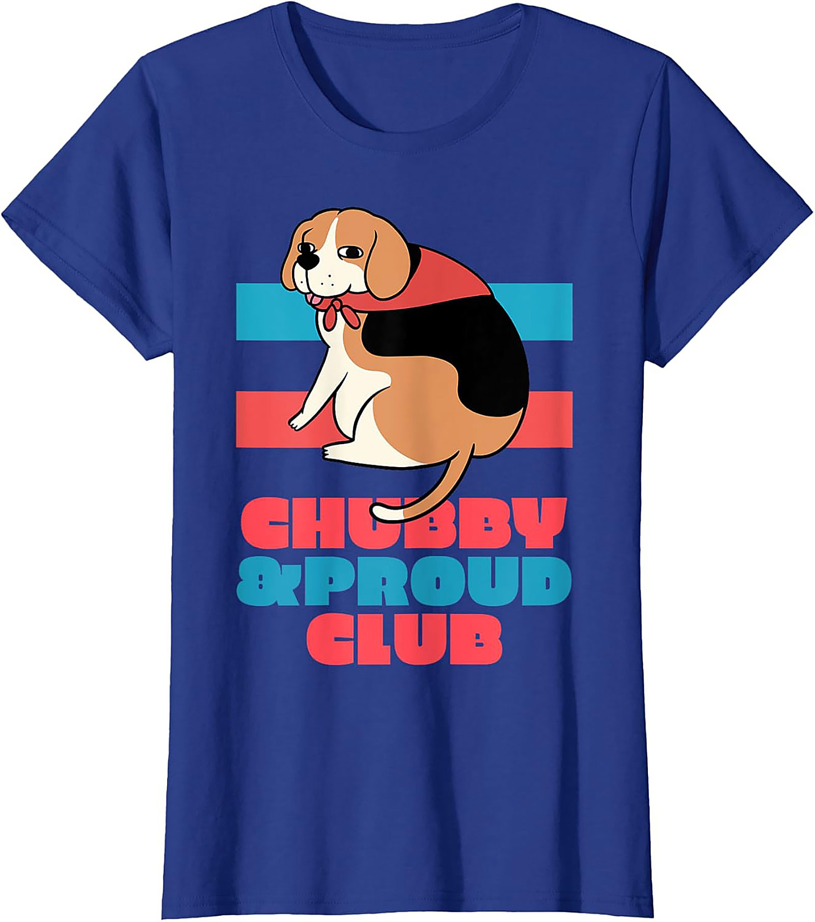 Chubby & Proud Club Beagle Graphic Tee | Funny Dog Unisex Shirt