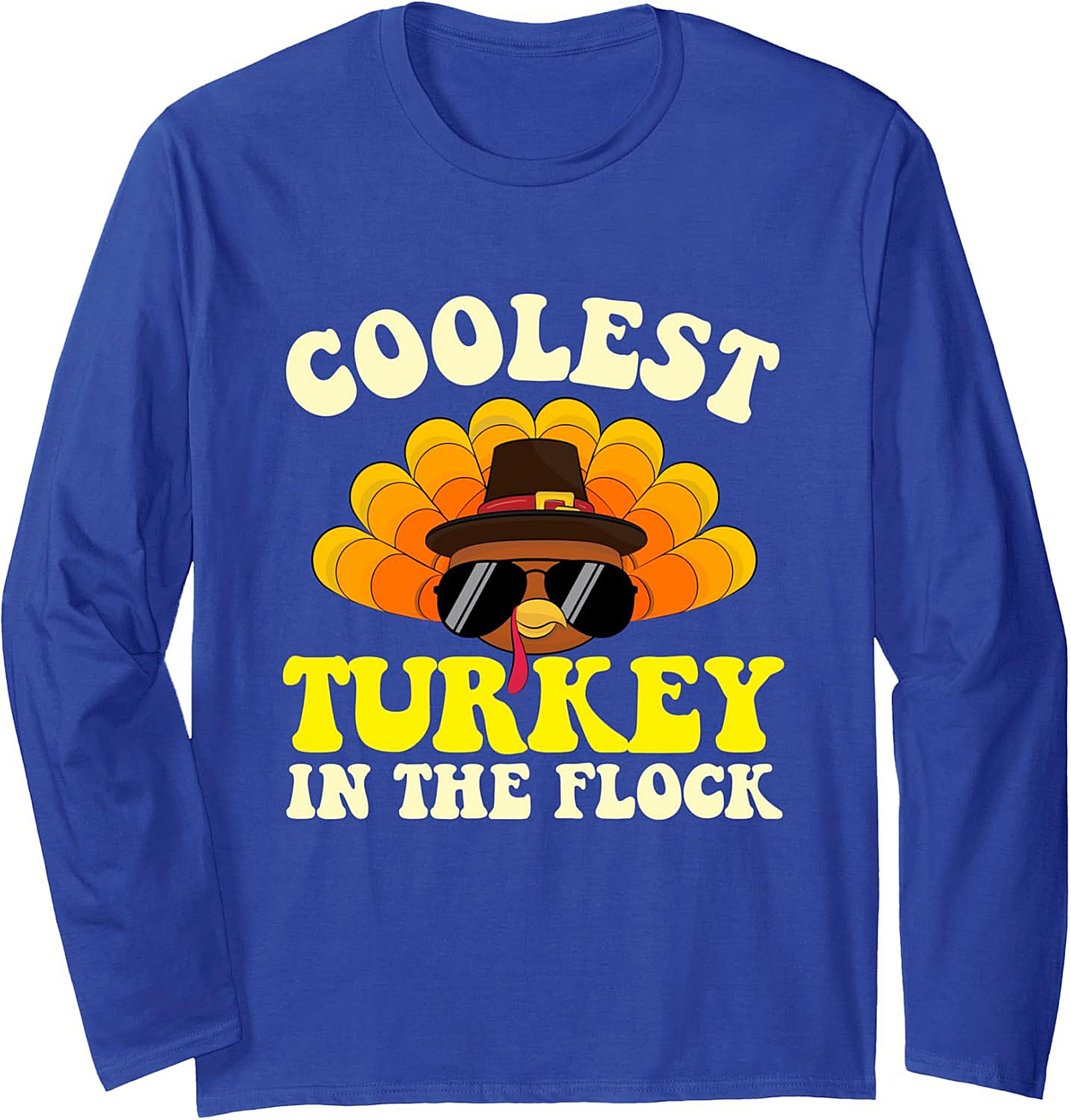 Coolest Turkey Crewneck Sweatshirt | Thanksgiving Gift Idea