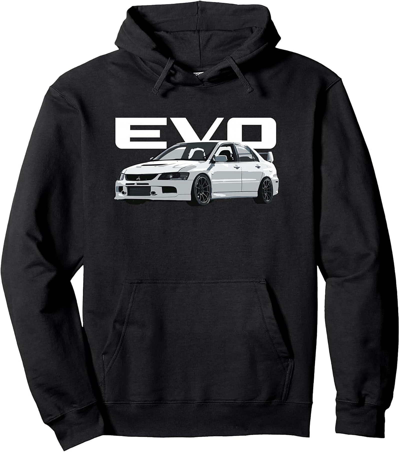 Evo JDM Pullover Hoodie Lancer Evolution Graphic