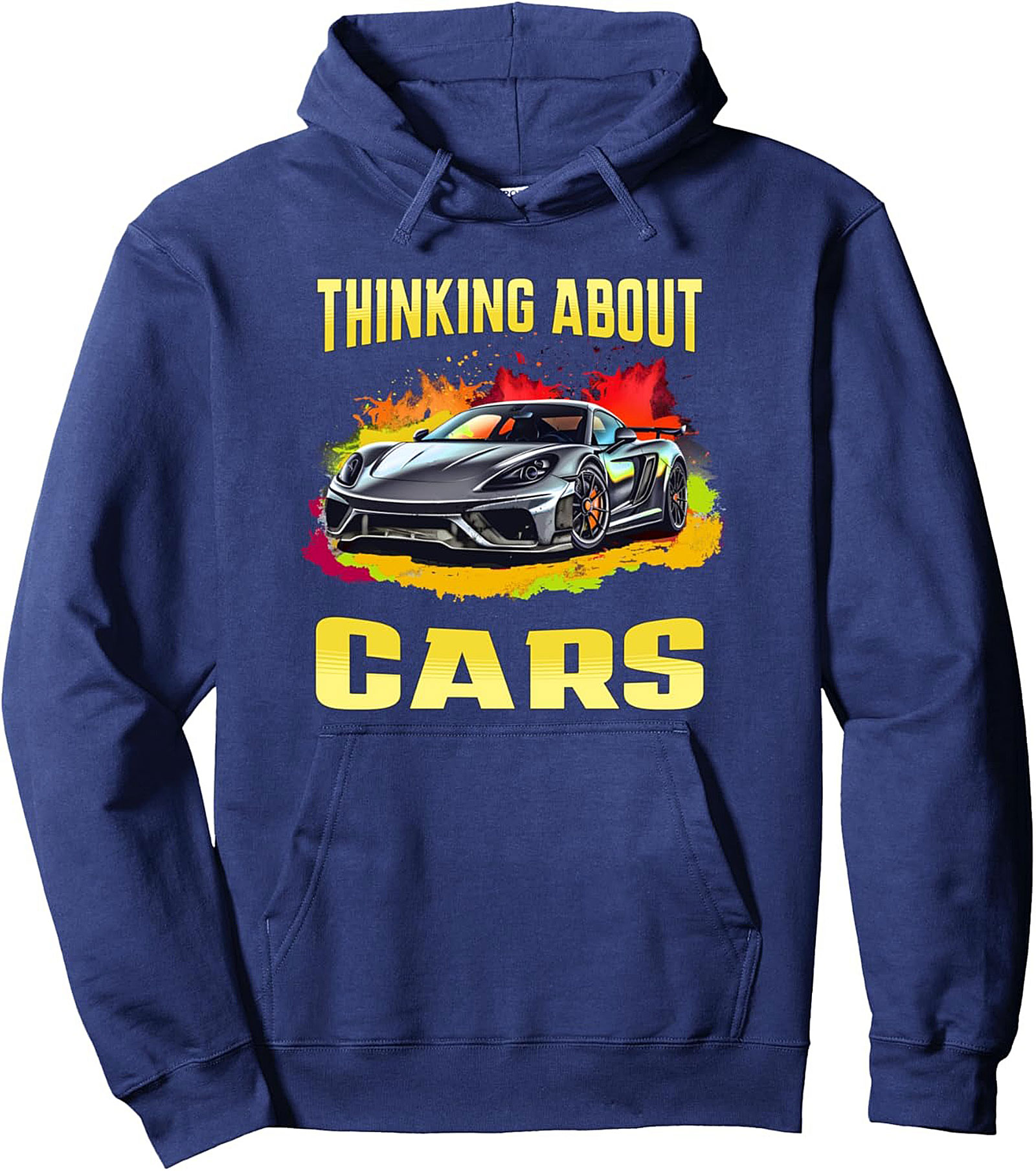 Car Enthusiast Pullover Hoodie Supercar Graphic
