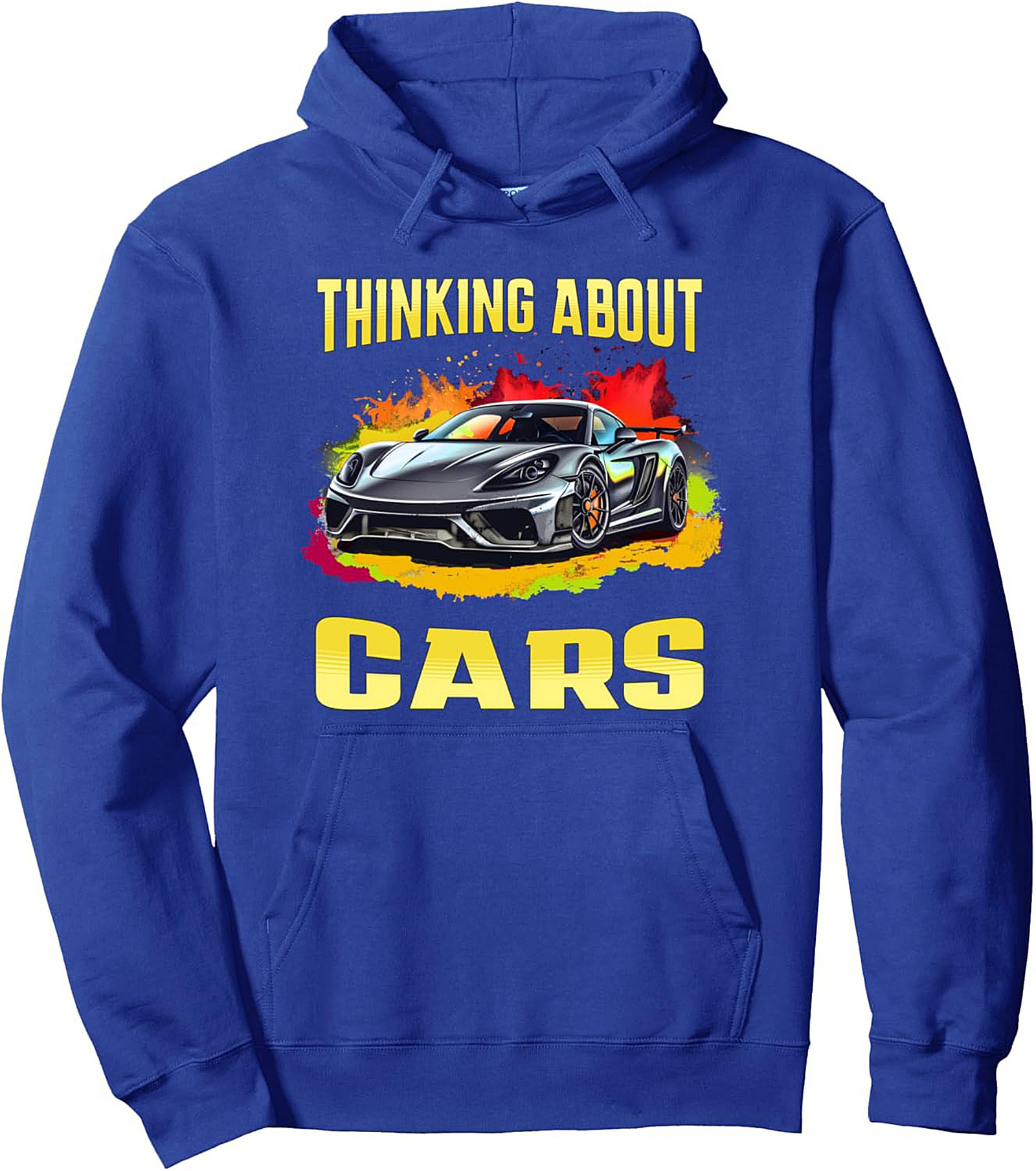 Car Enthusiast Pullover Hoodie Supercar Graphic
