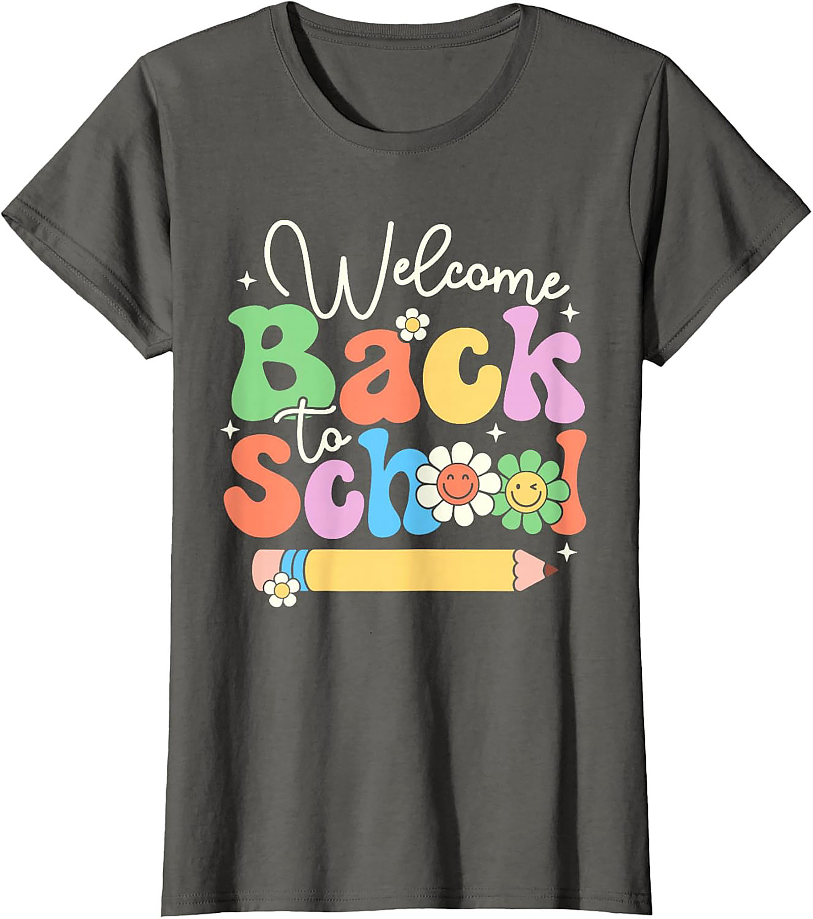 Groovy Back to School T-shirt | Retro Welcome Teacher Graphic Tee