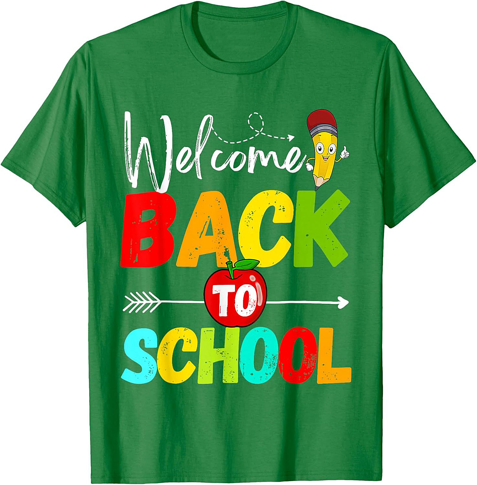 Welcome Back to School T-Shirt | Colorful First Day of School Graphic Tee